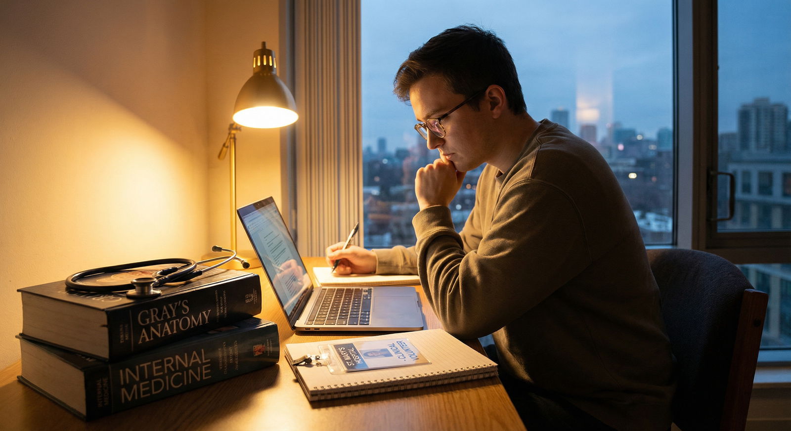 Student reflecting on clinical volunteering experience - clinical volunteering for Unlocking Your Medical Career: The Importa