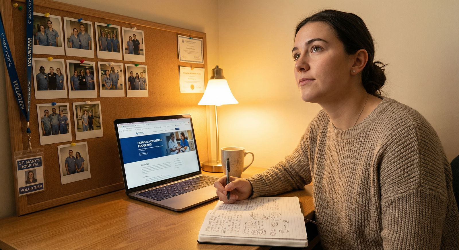 Student reflecting on clinical volunteering experiences - Clinical Volunteering for 7 Essential Clinical Volunteer Programs t