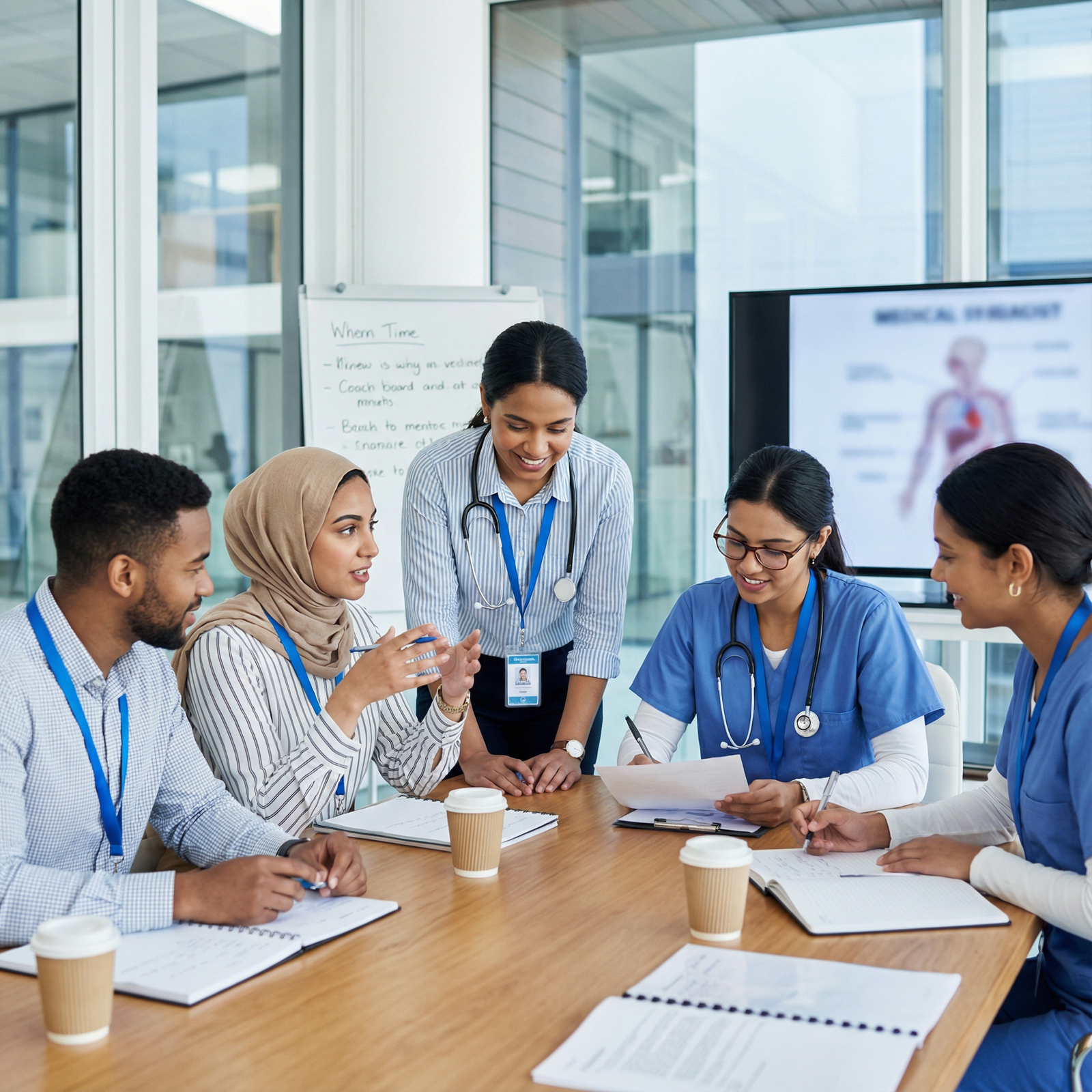 Medical students reflecting on clinical volunteering experiences together - Clinical Volunteering for Transform Your Medical