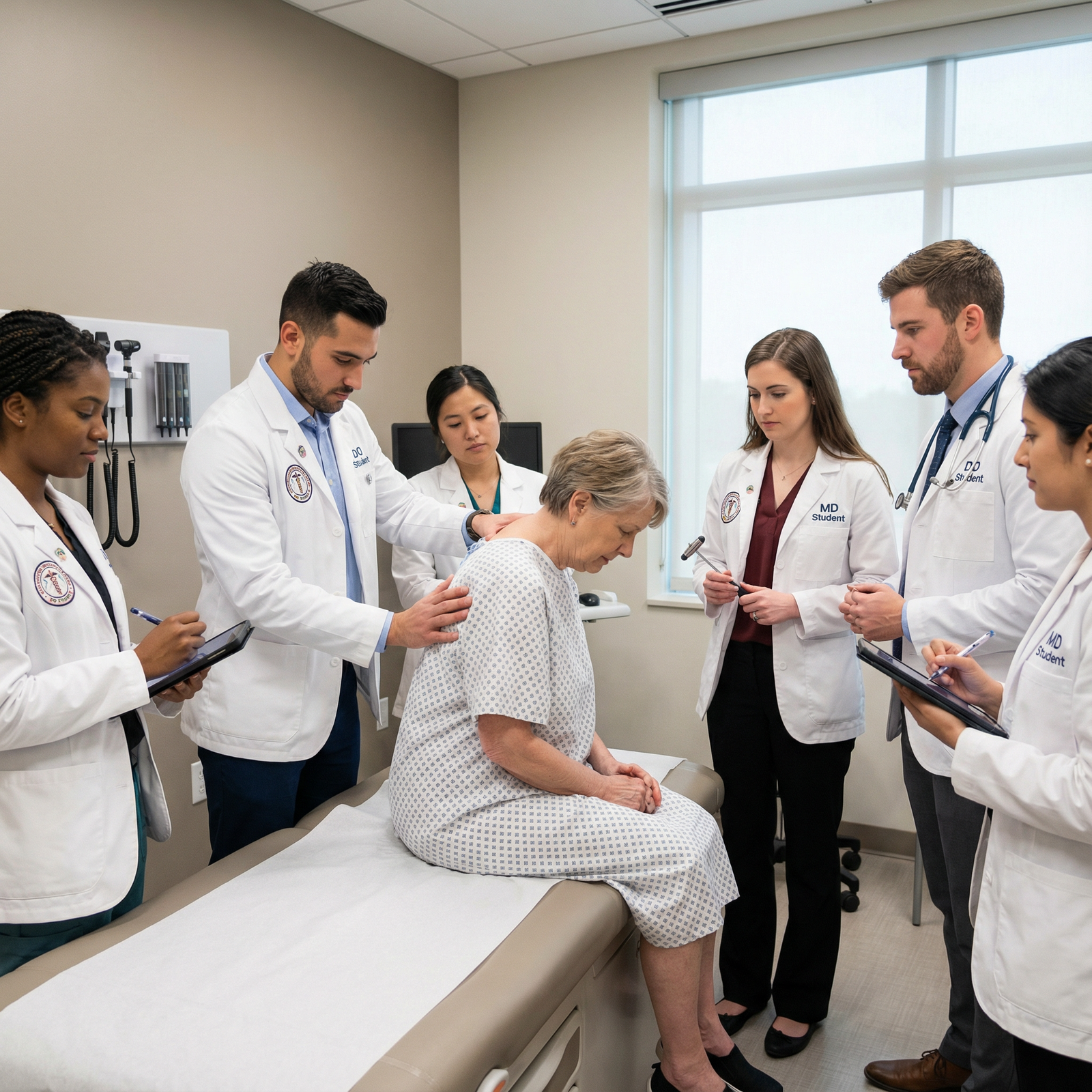 DO and MD students learning side by side - Medical Education for DO vs MD: The Ultimate Guide for Aspiring Medical Profession