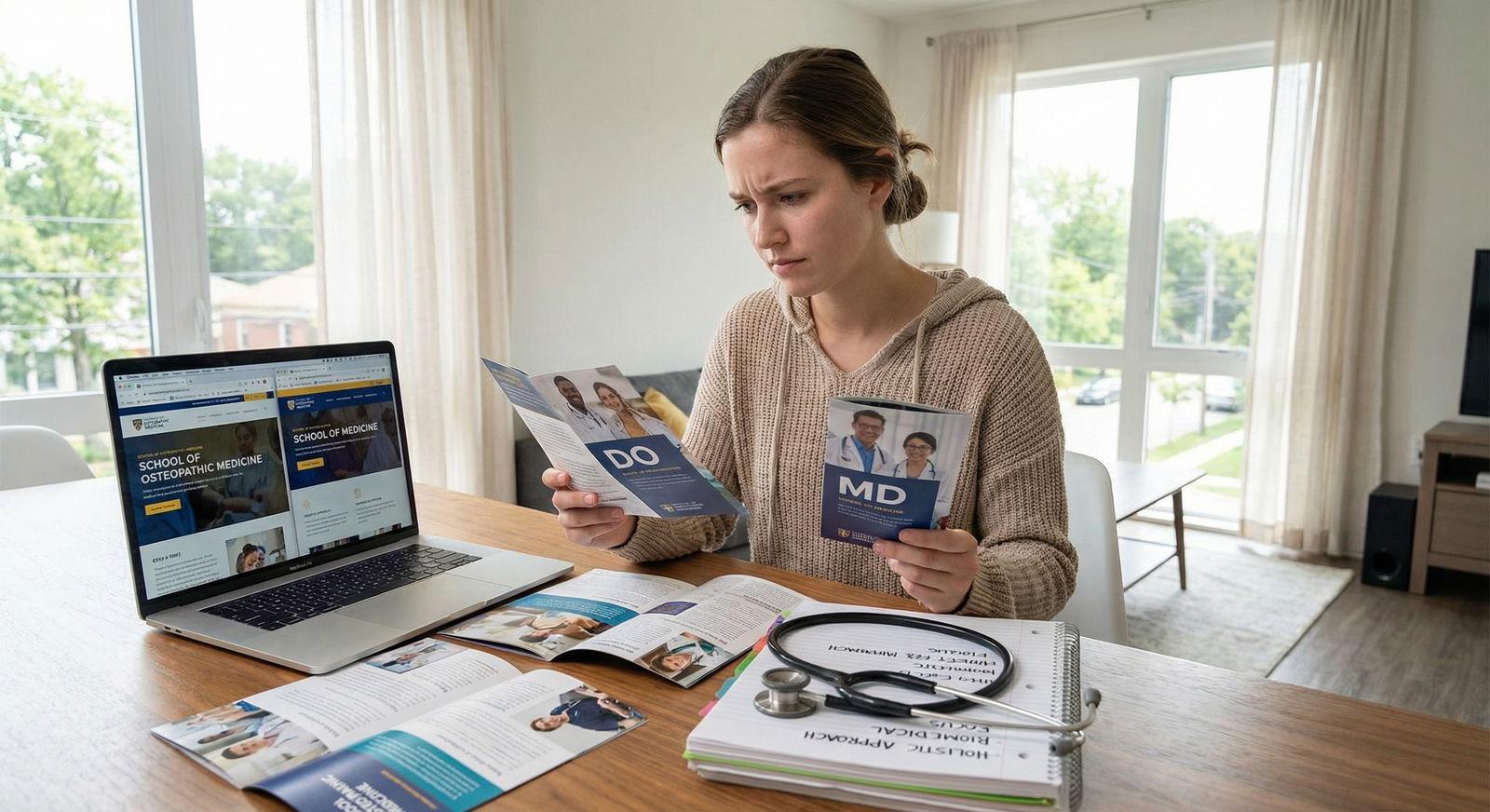 Medical student choosing between DO and MD pathways - DO vs MD for Exploring DO vs MD: Distinct Philosophies in Patient Care