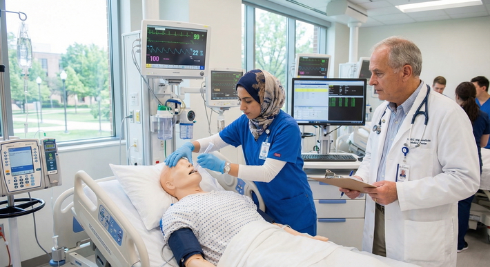 Improving English Medical Communication Before a European Med Program