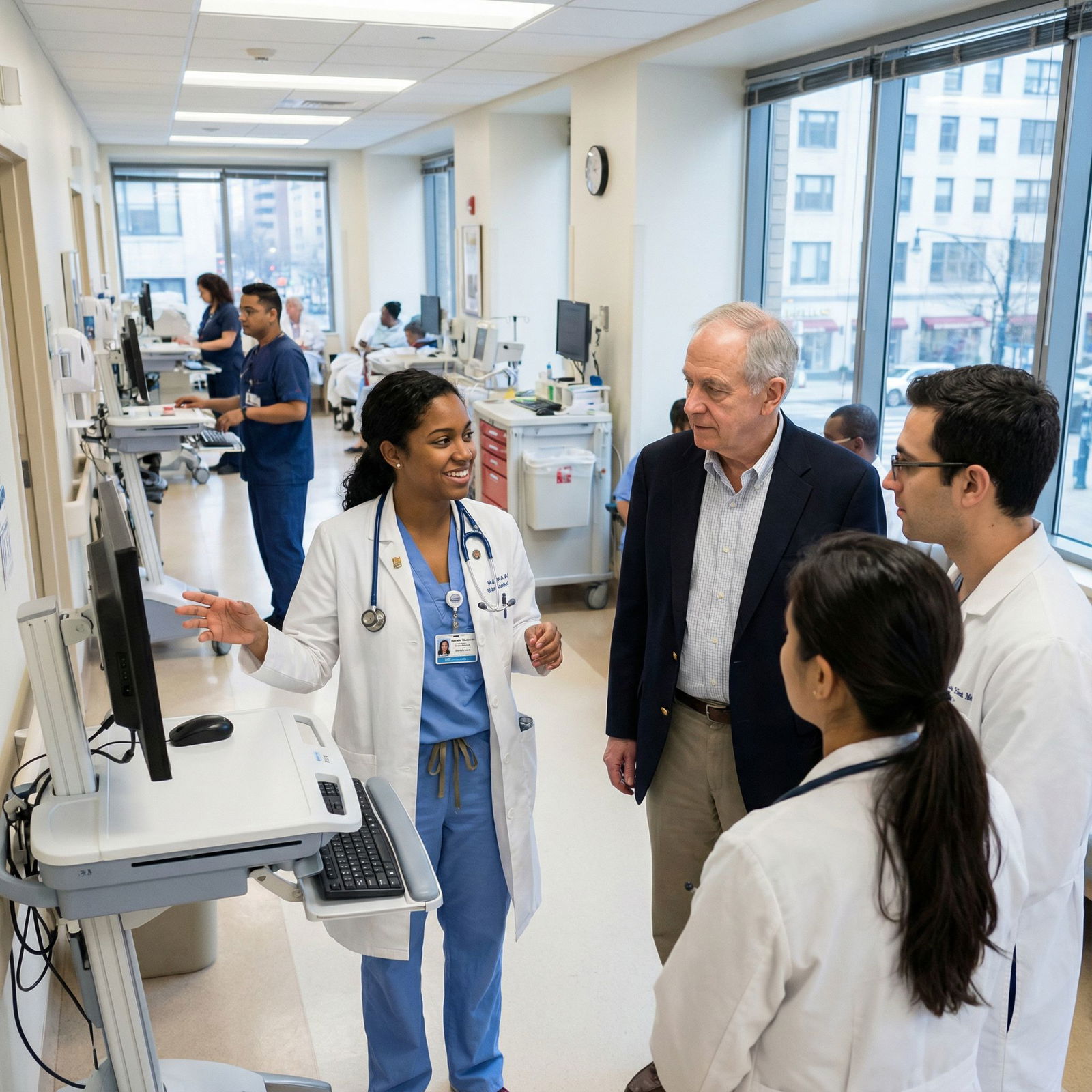 Caribbean medical student on clinical rotation in U.S. hospital - Caribbean Medical Schools for Debunking Myths: The Truth Ab