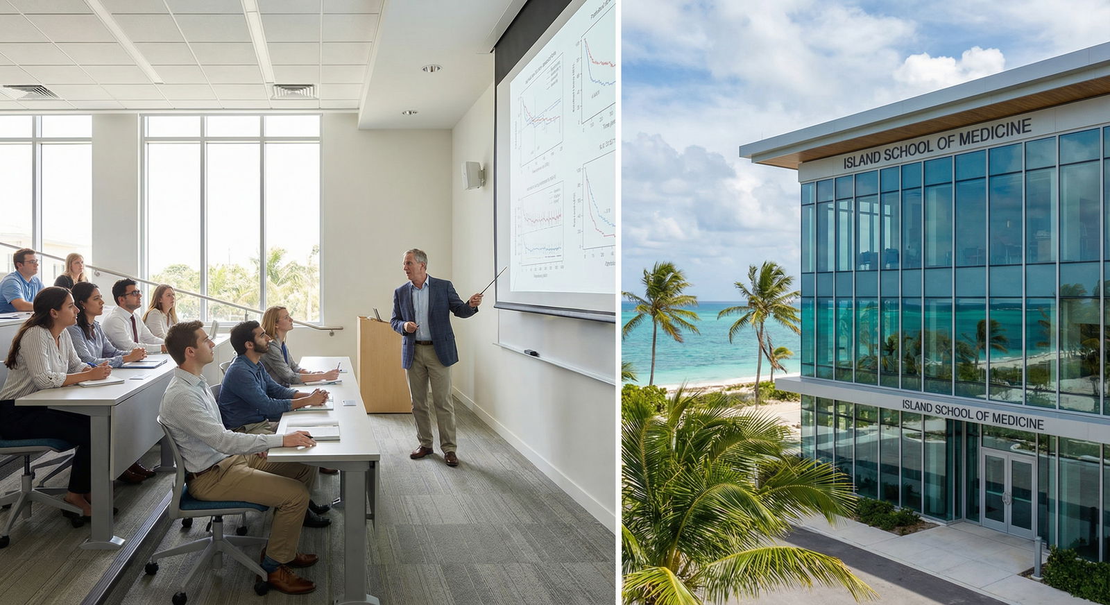 Caribbean medical school campus and lecture hall - Caribbean medical schools for Top Considerations Before Choosing a Caribbe