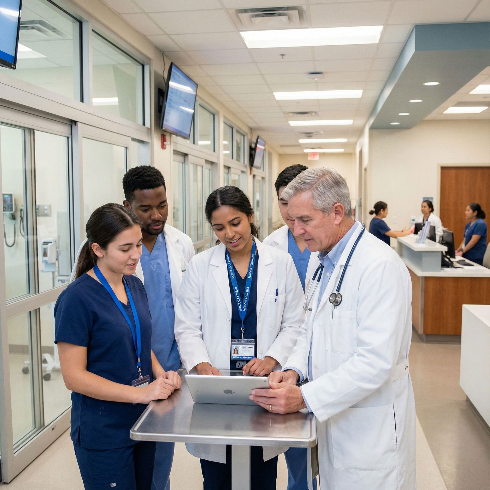 Caribbean medical student in clinical rotation at a U.S. teaching hospital - Caribbean Medical Schools for How Caribbean Medi