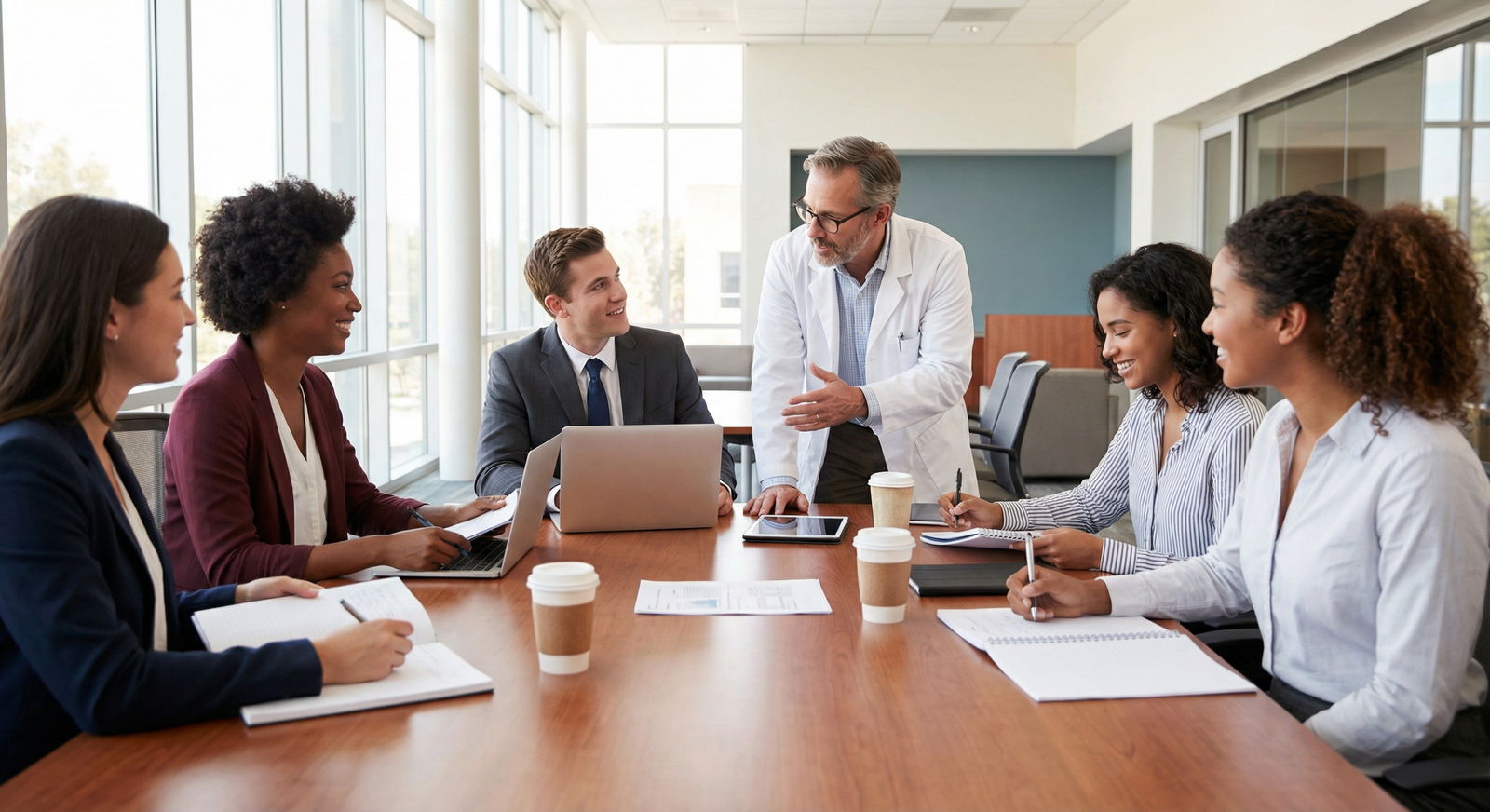 Medical school applicants in a small-group mock interview workshop - Medical School Admissions for Boost Your Medical School