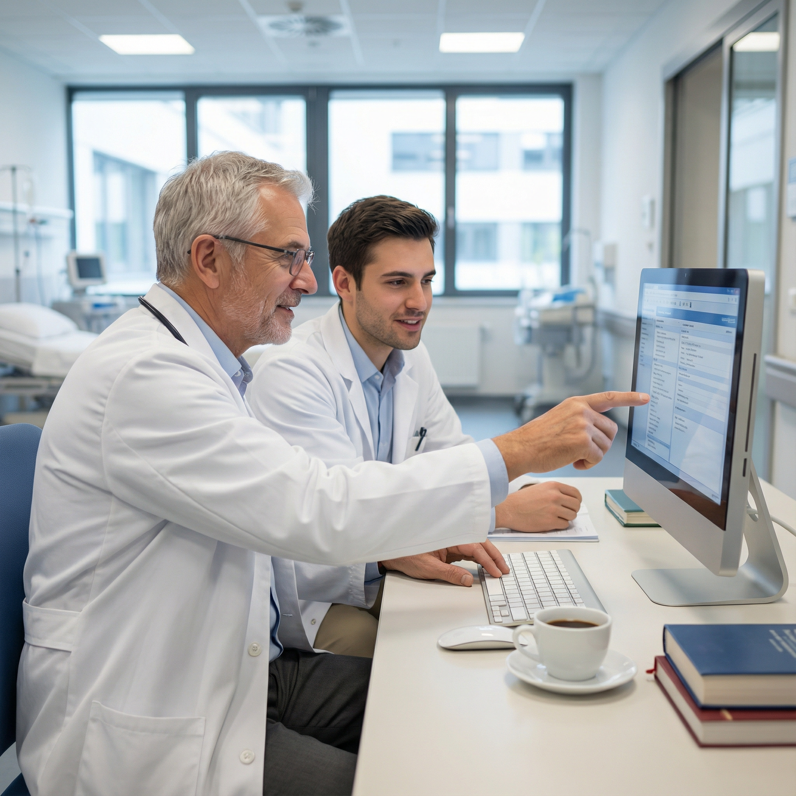 Mentor guiding a medical student through clinical documentation - Mentorship for Unlock Powerful Recommendation Letters Throu