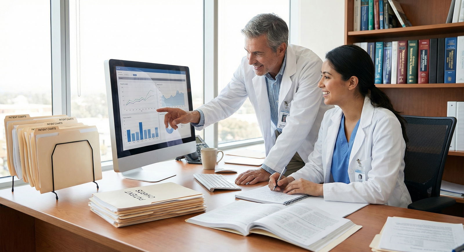 Medical mentor and student collaborating on clinical research Medical mentor and student collaborating on clinical research - Mentorship for Mastering Mentorship: Elevate Your Letters of