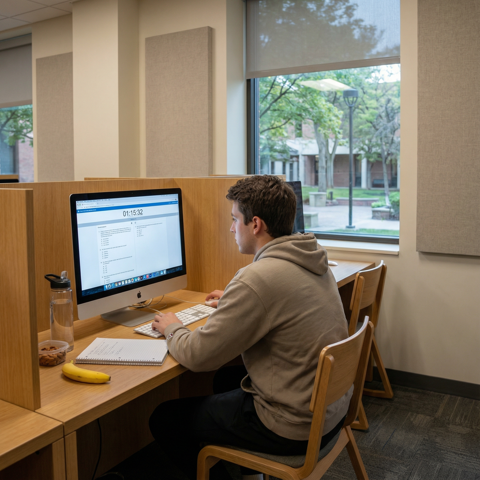 Student taking a full-length MCAT practice exam under timed conditions - MCAT Preparation for MCAT Preparation Made Easy: Ult