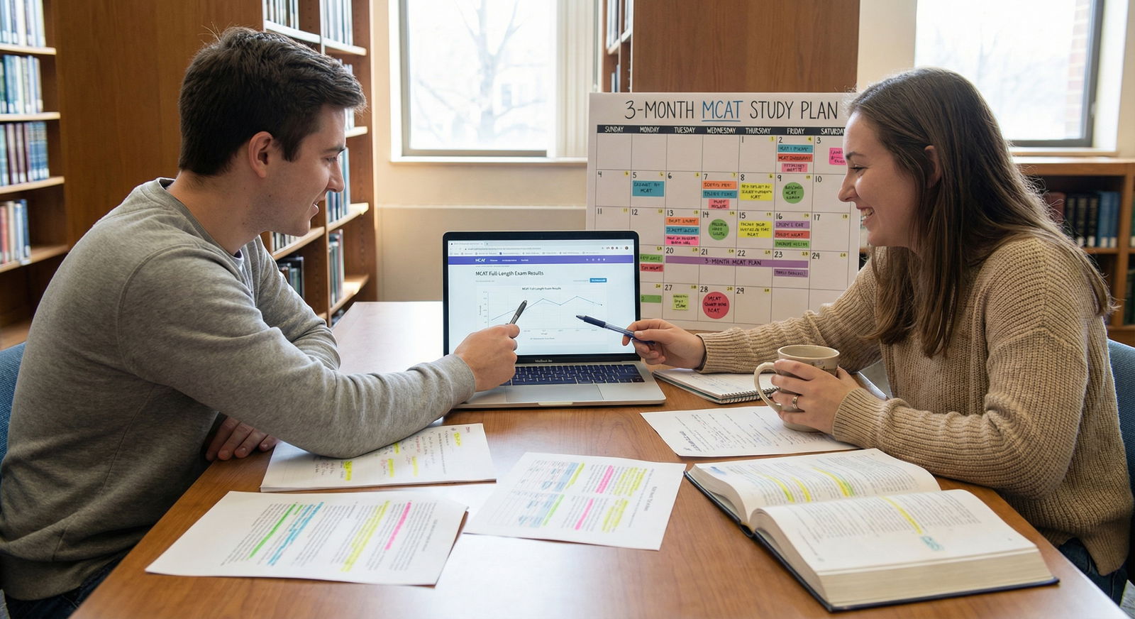 Full-length MCAT practice exam review and strategy planning - MCAT Study Plan for Master the MCAT: Your Essential 3-Month Stu