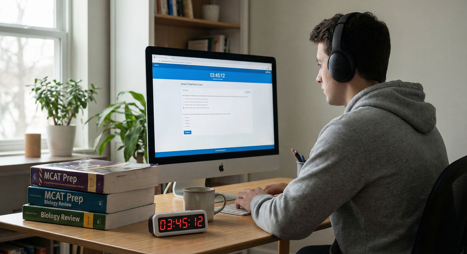 Simulated MCAT practice exam environment - MCAT preparation for Maximize Your MCAT Success: Proven Strategies for Test Day Co