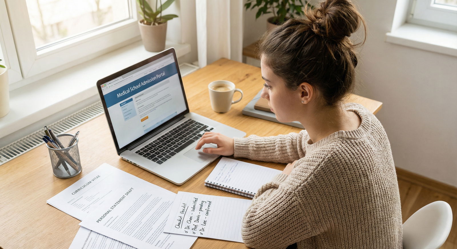 Medical school applicant organizing recommendation letters - Medical School for Mastering Medical School Letters of Recommend