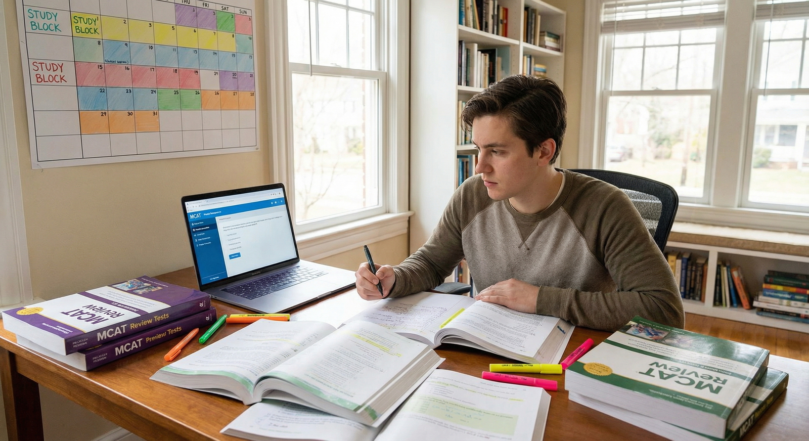 Final 30 Days Before the MCAT: A Day-Level Study and Sleep Schedule