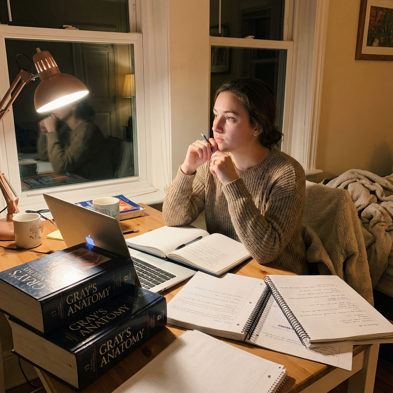 Pre-med student reflecting on shadowing experiences - Medical School Application for Elevate Your Medical School Application: