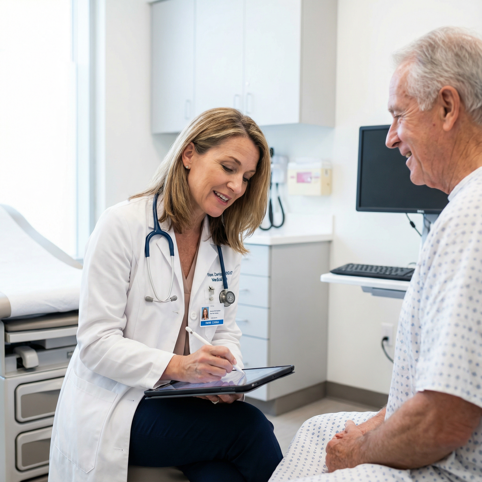 Older medical student counseling a standardized patient Older medical student counseling a standardized patient - medical school for Embracing Age Diversity: Inspiring Success Stori