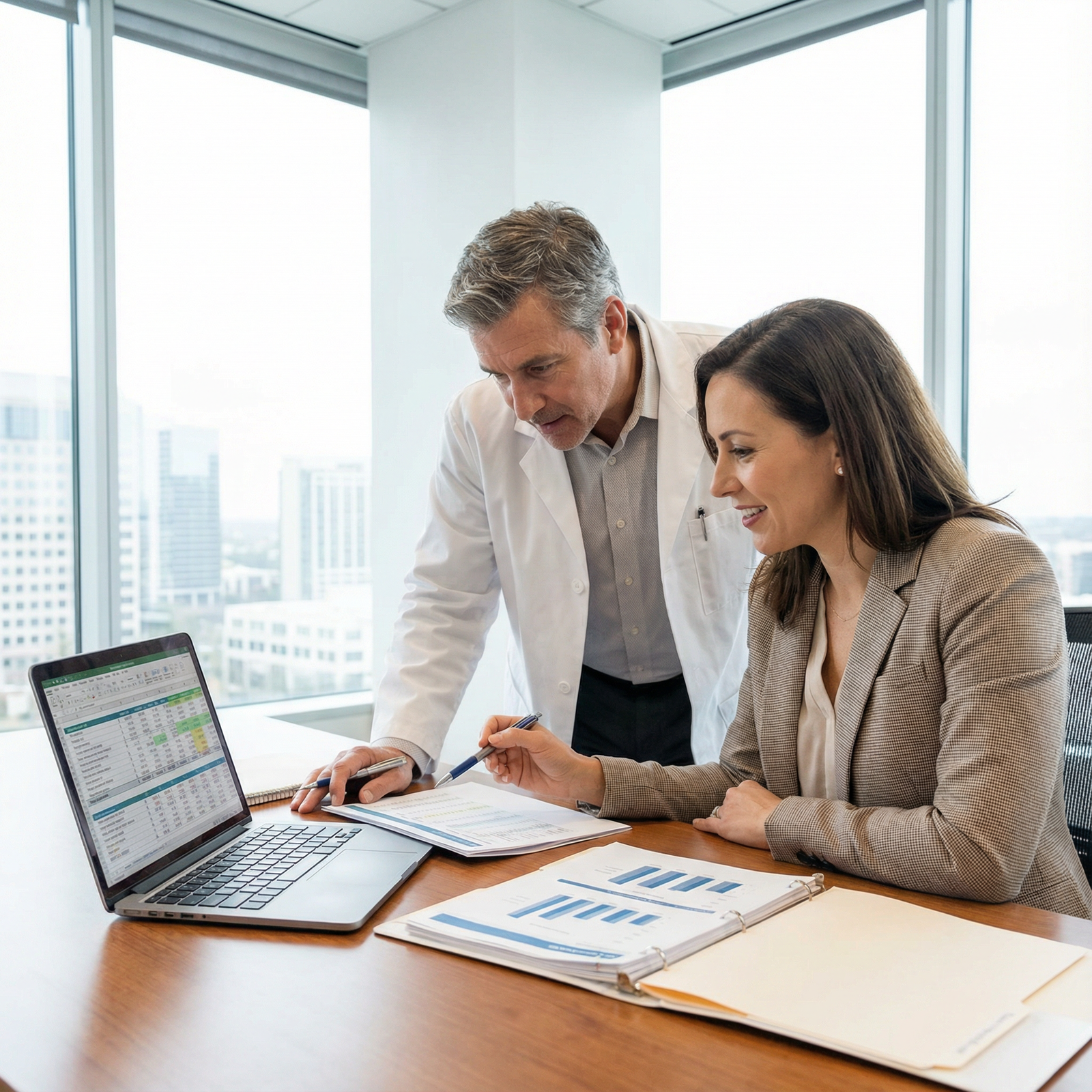 Older medical student discussing financial planning for residency and beyond - Medical School for Smart Financial Planning fo