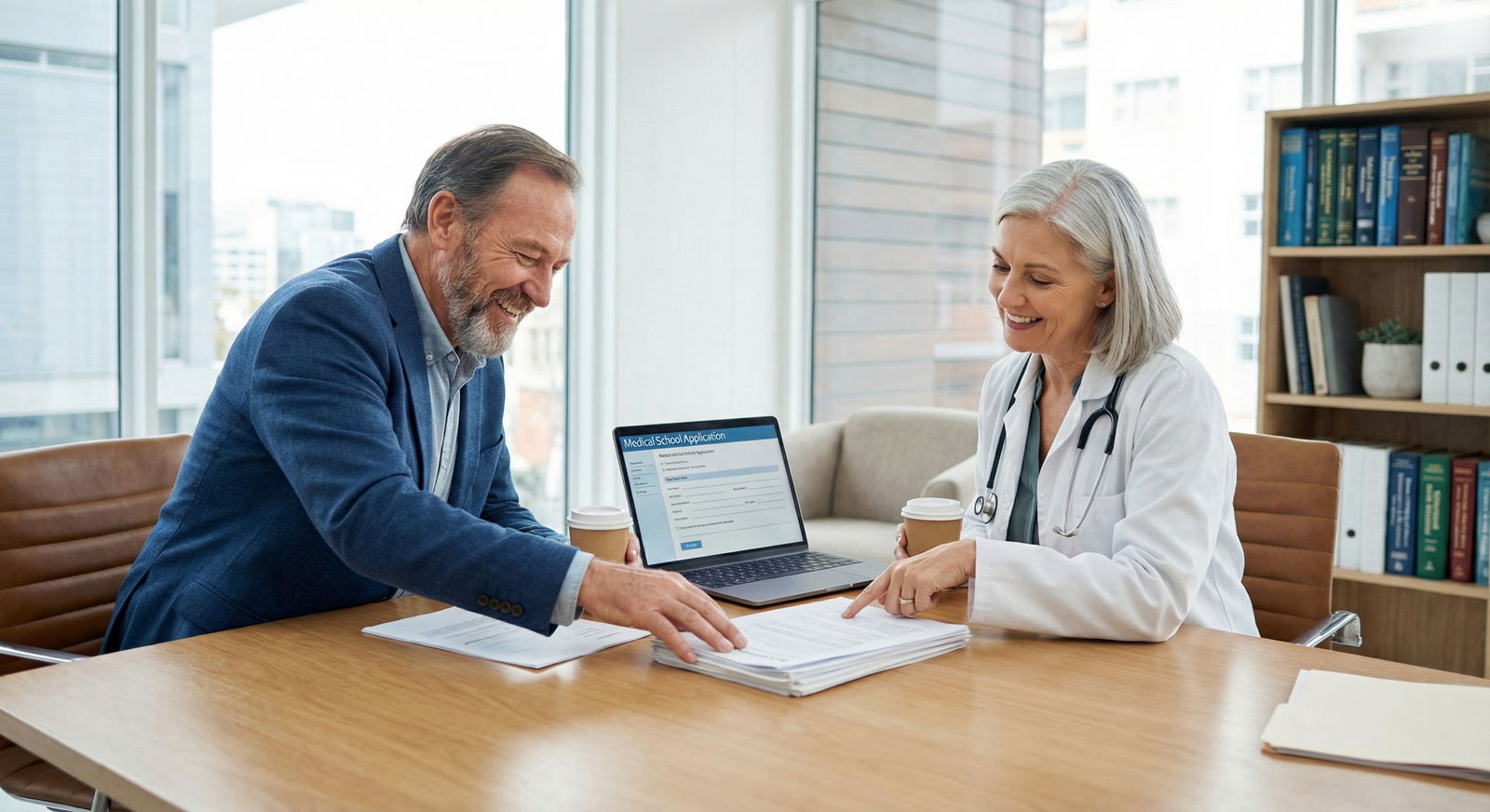 Non-traditional medical school applicant meeting with a mentor Non-traditional medical school applicant meeting with a mentor - Career Change for Considering a Career Change to Medicine? K