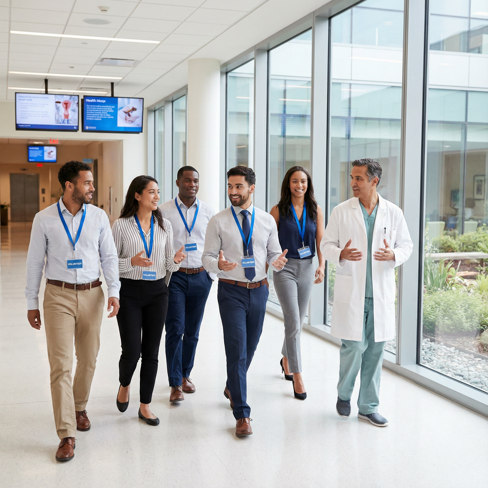 Post-baccalaureate premed students volunteering in a hospital - Post-Baccalaureate Programs for Unlocking Your Future: Essent
