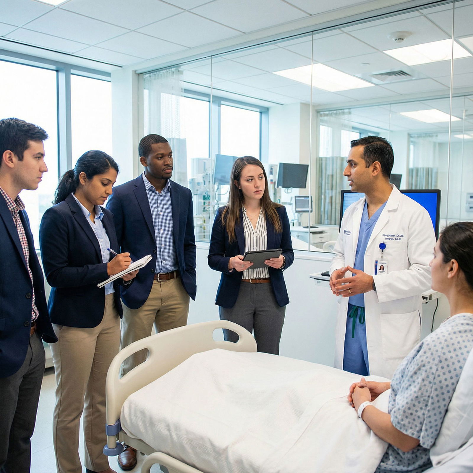Premedical post-baccalaureate students engaged in clinical shadowing - Post-Baccalaureate Programs for Revive Your Medical Sc