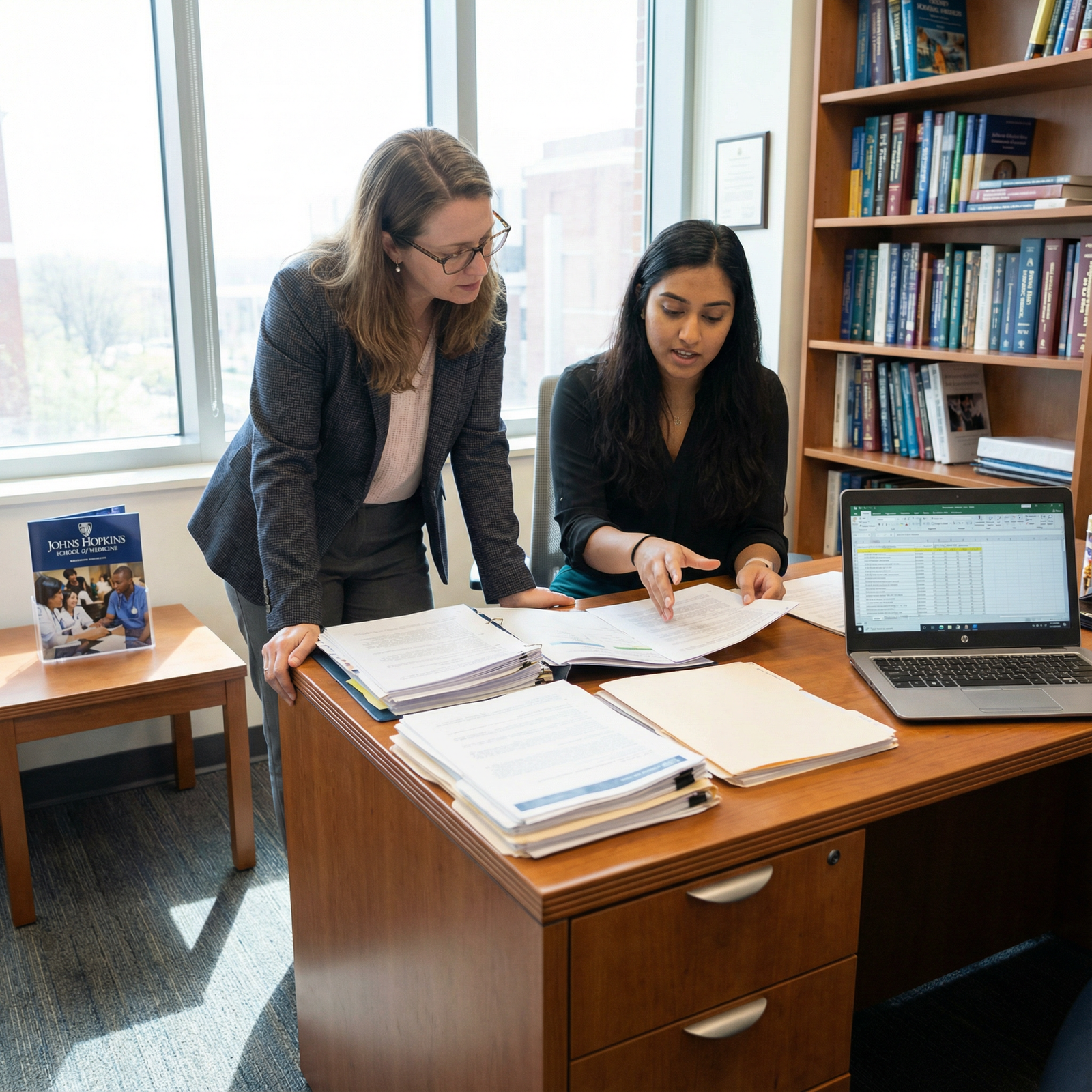 Advisor meeting with post-bacc premedical student - Medical School for Unlocking Medical School Success: The Impact of Post-B