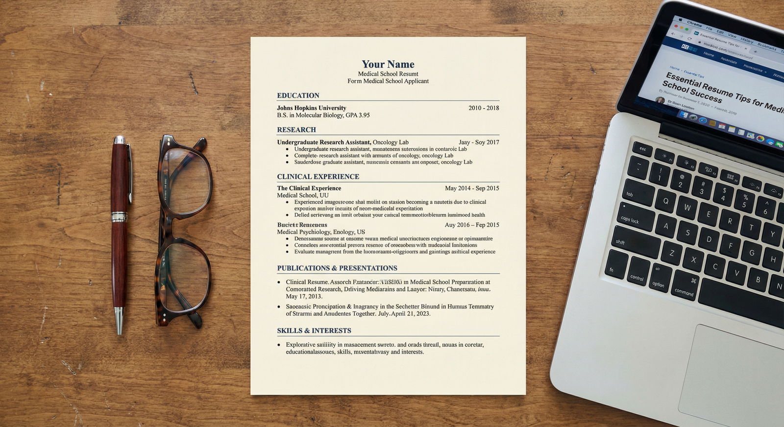Sections of a strong medical school resume layout Sections of a strong medical school resume layout - Medical School for Essential Resume Tips for Medical School Success: Stan