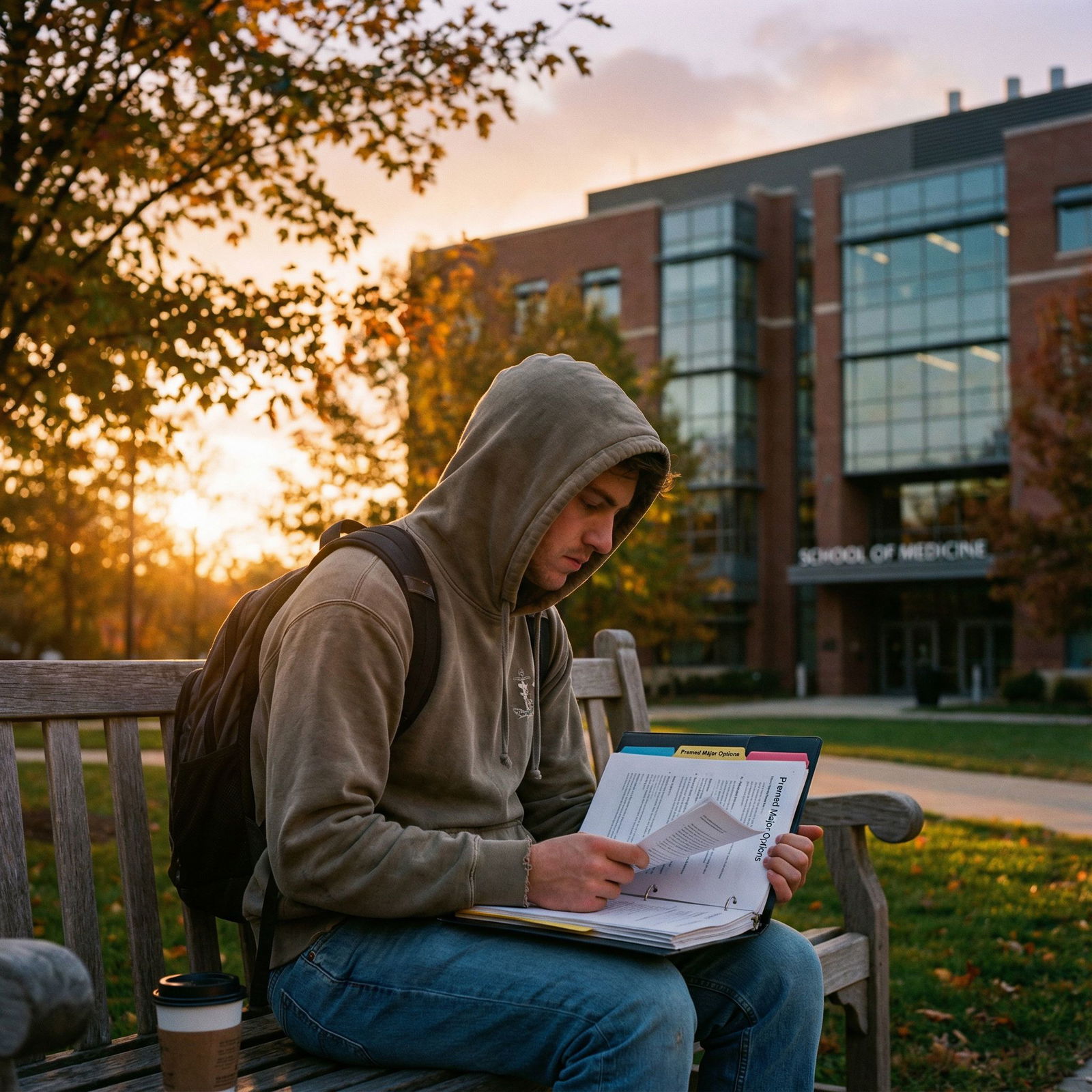 Premed student reflecting on major choice and future medical career Premed student reflecting on major choice and future medical career - Medical School for Top Undergraduate Majors for Medical
