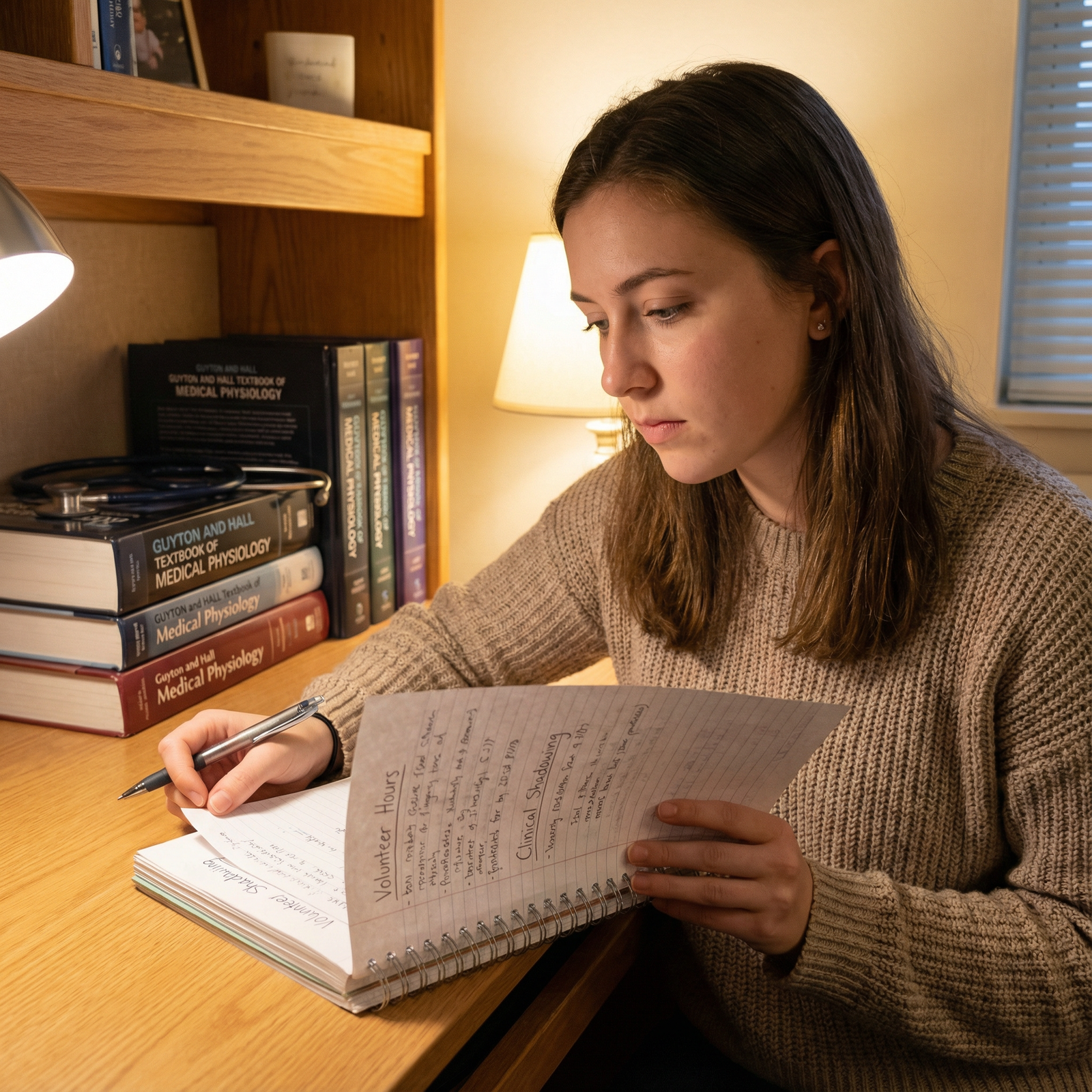 Pre-med student reflecting on clinical and volunteer experiences - Personal Statement for Crafting an Impressive Personal Sta