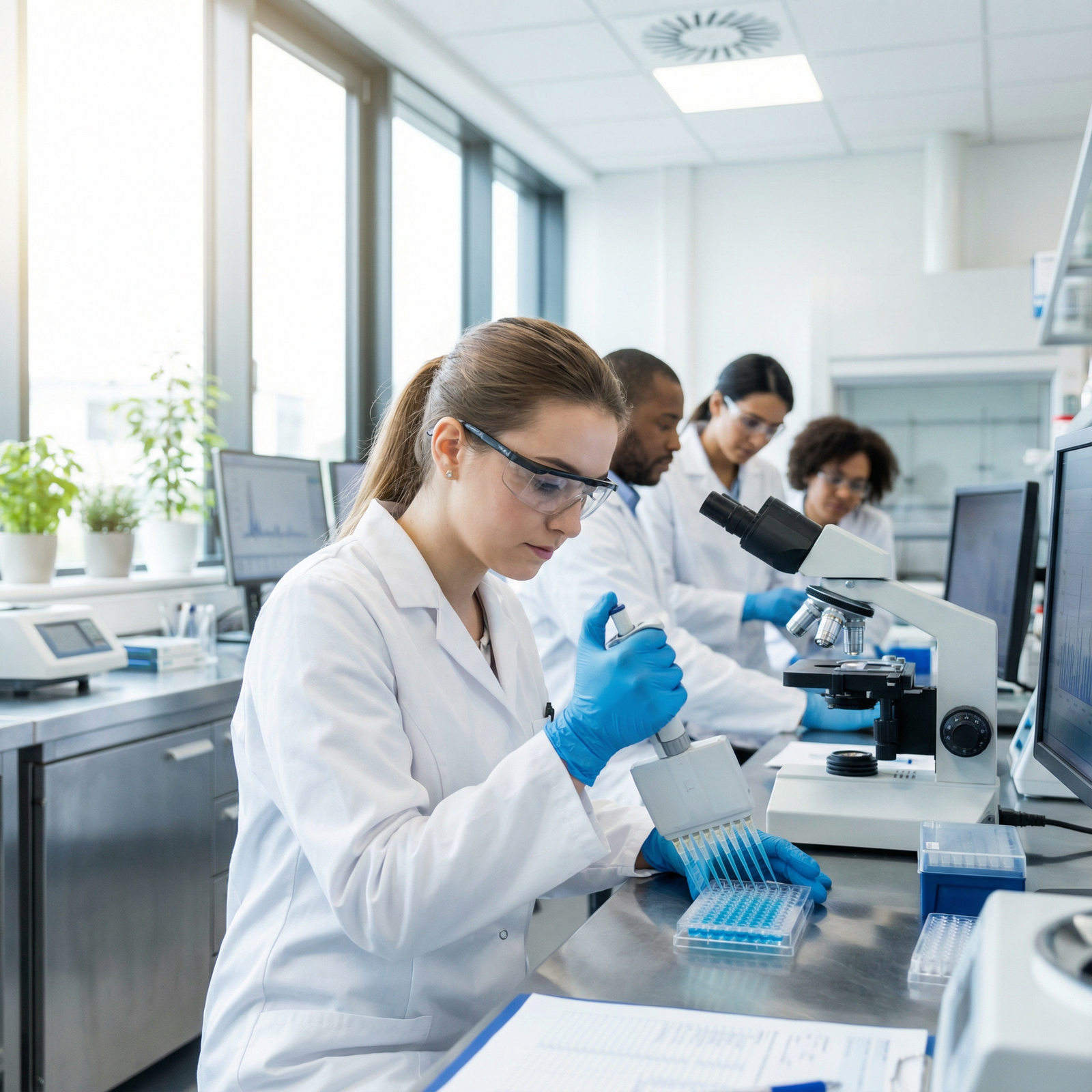 Pre-med student engaging in research during a laboratory internship - Medical School Applications for Maximize Your Medical S