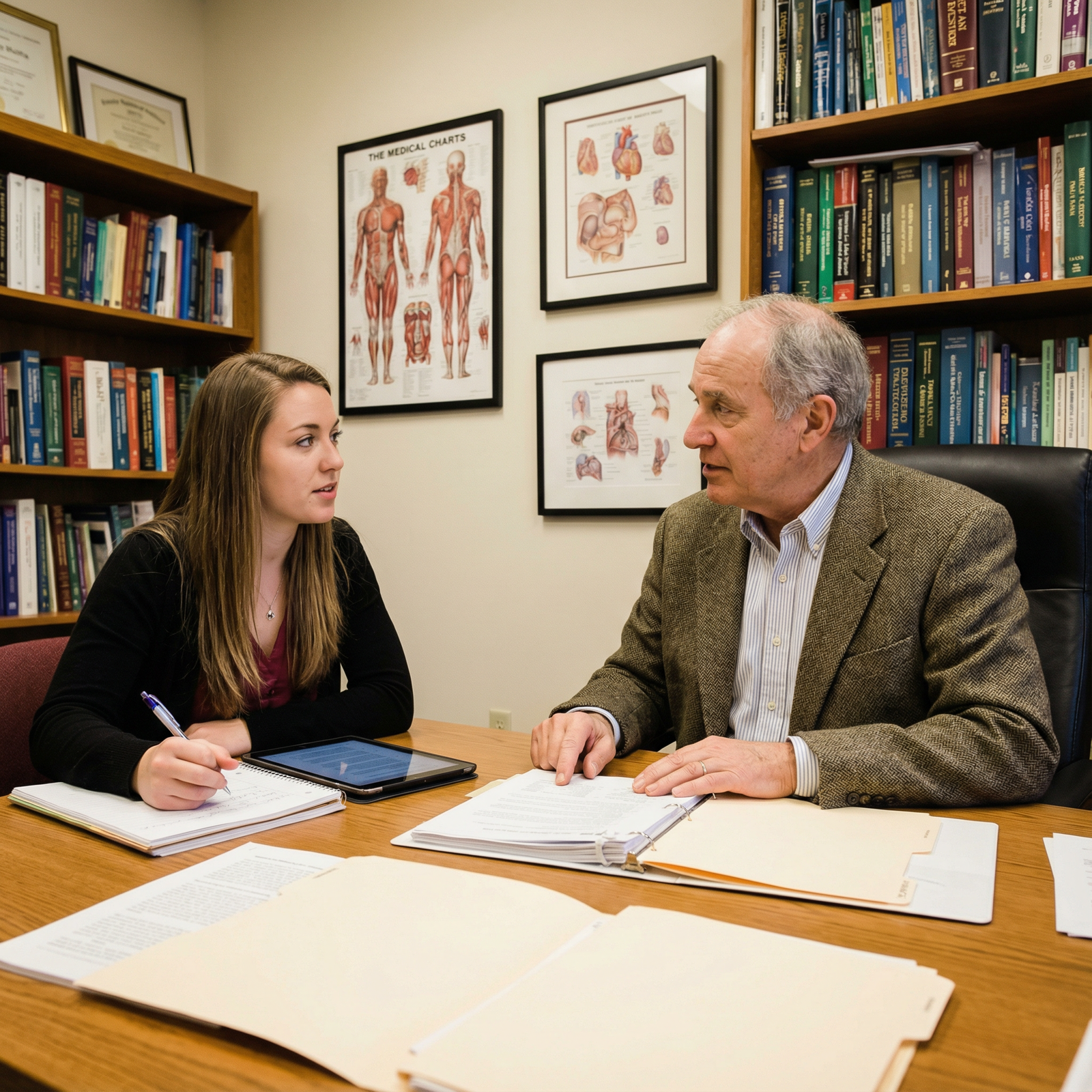 Premed student meeting with faculty mentor for medical school guidance - Medical School Admissions for Optimize Your Undergra