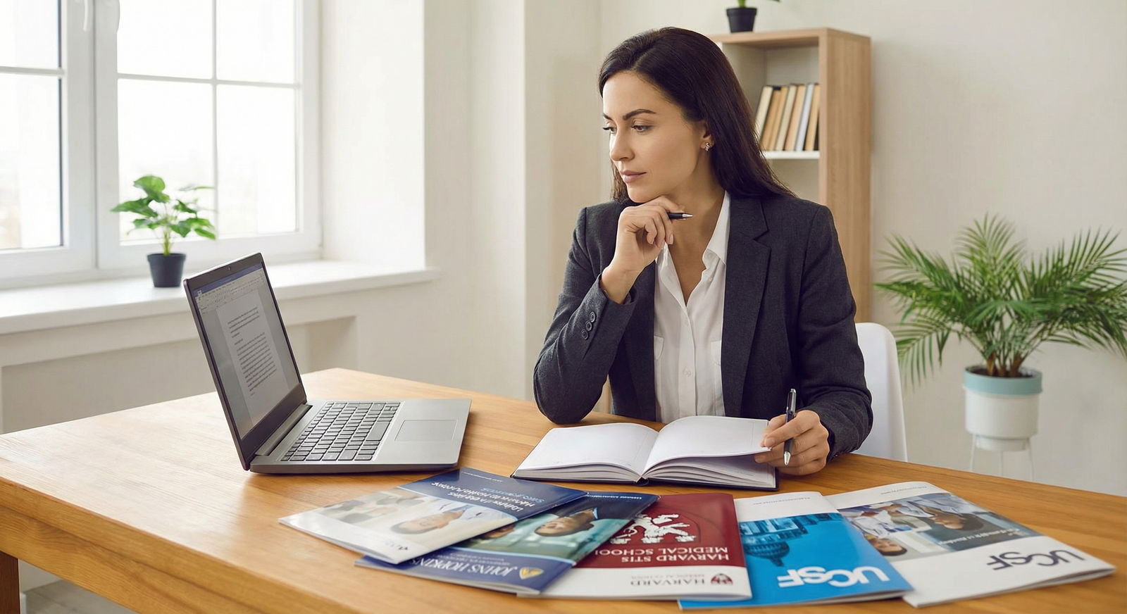 Medical school applicant reflecting and preparing for interviews - Medical School for Mastering Medical School Interviews: Ex