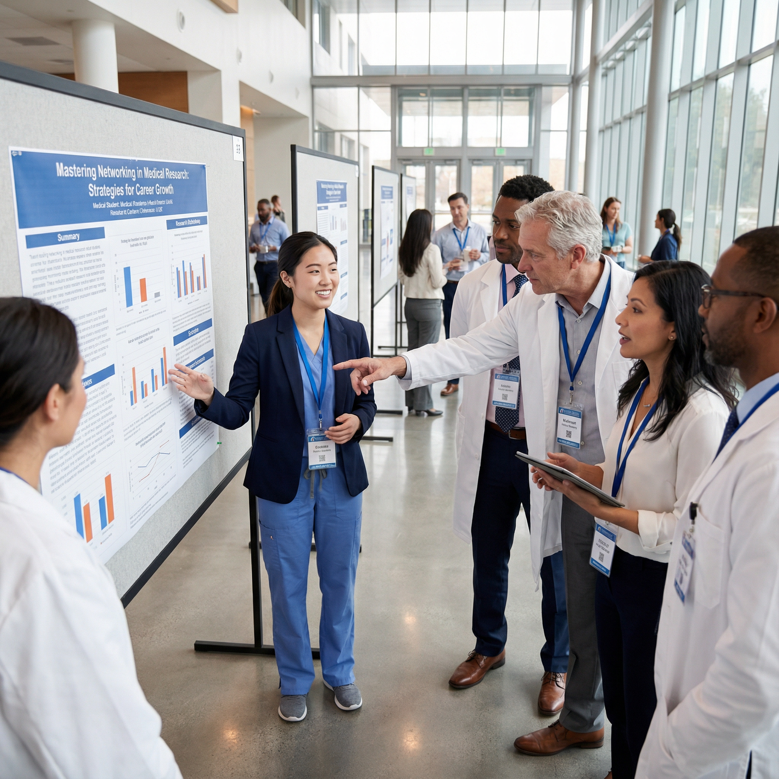 Medical conference networking and poster presentation - Medical Research for Mastering Networking in Medical Research: Strate