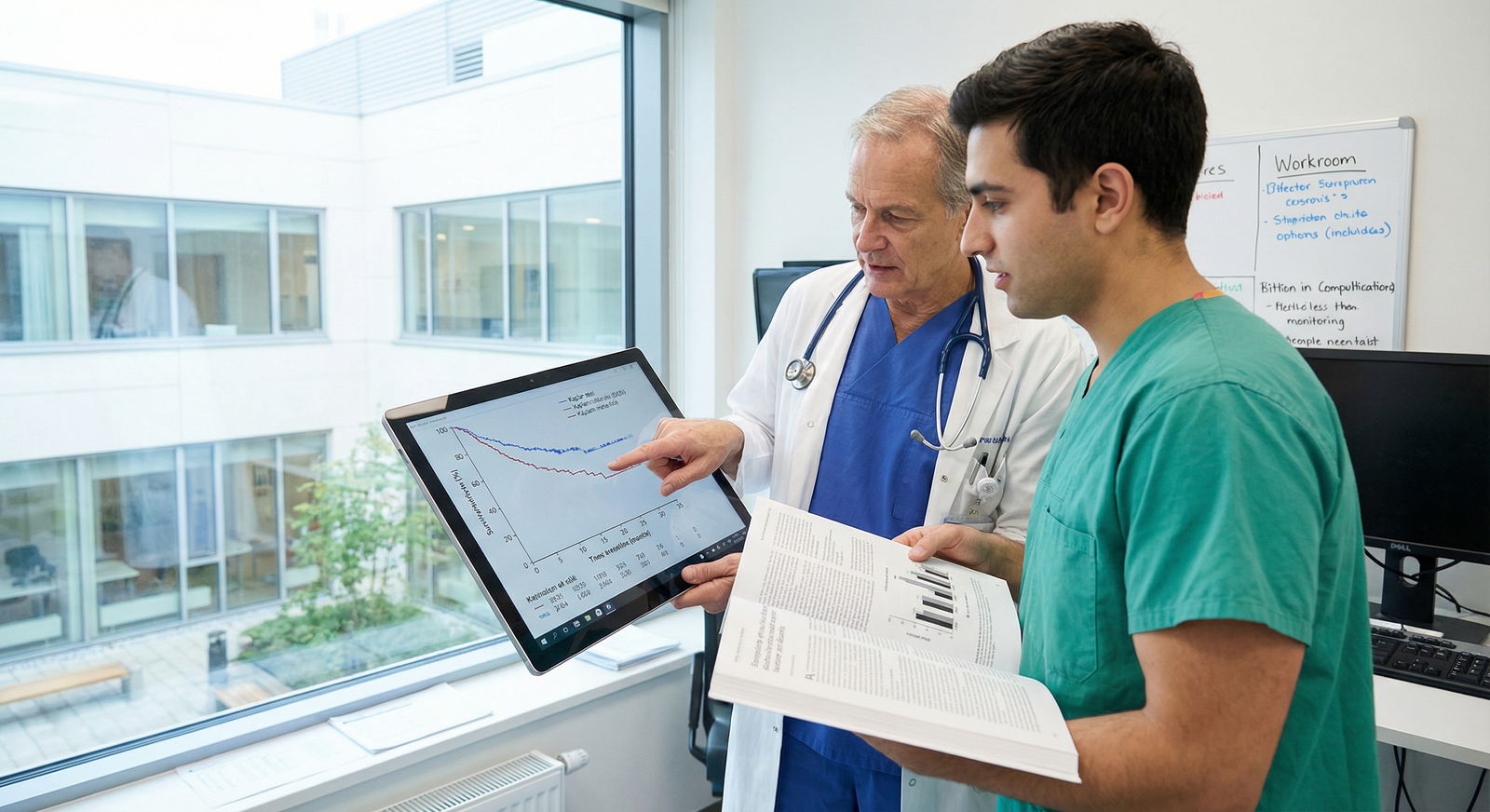 Medical student learning evidence-based medicine from clinical trial data - Modern Medicine for Unlocking Modern Medicine: Th