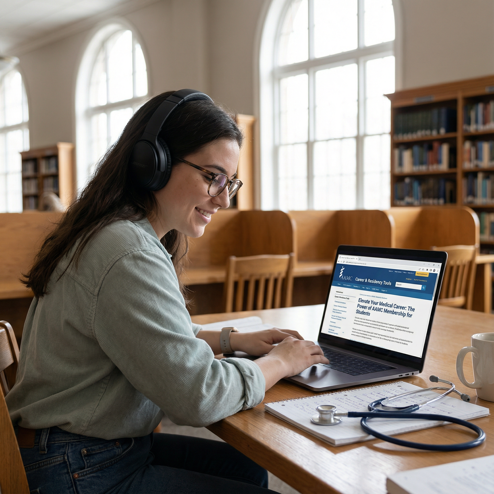 Medical student using online AAMC resources Medical student using online AAMC resources - AAMC Membership for Elevate Your Medical Career: The Power of AAMC Membership f