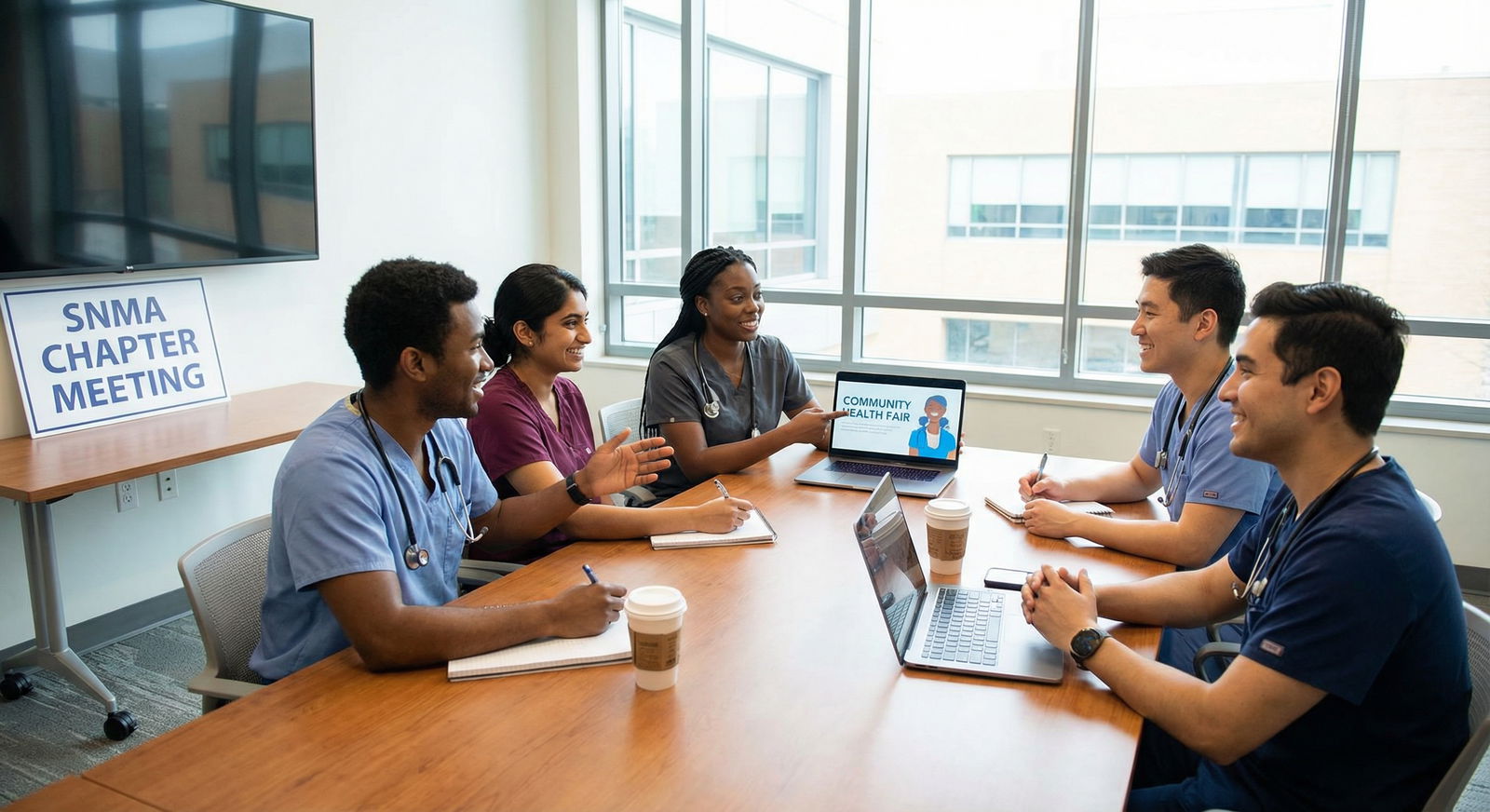 SNMA chapter meeting with students collaborating SNMA chapter meeting with students collaborating - SNMA for Unlocking SNMA Membership: Essential Networking Tips for Future D