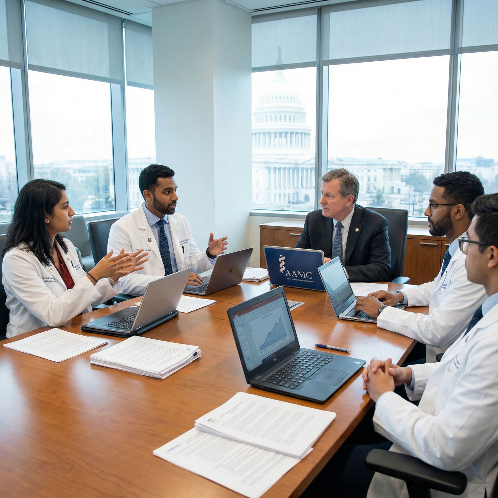 Medical students engaging in health policy and advocacy Medical students engaging in health policy and advocacy - Medical School for Unlocking Medical School Success: AAMC Resources