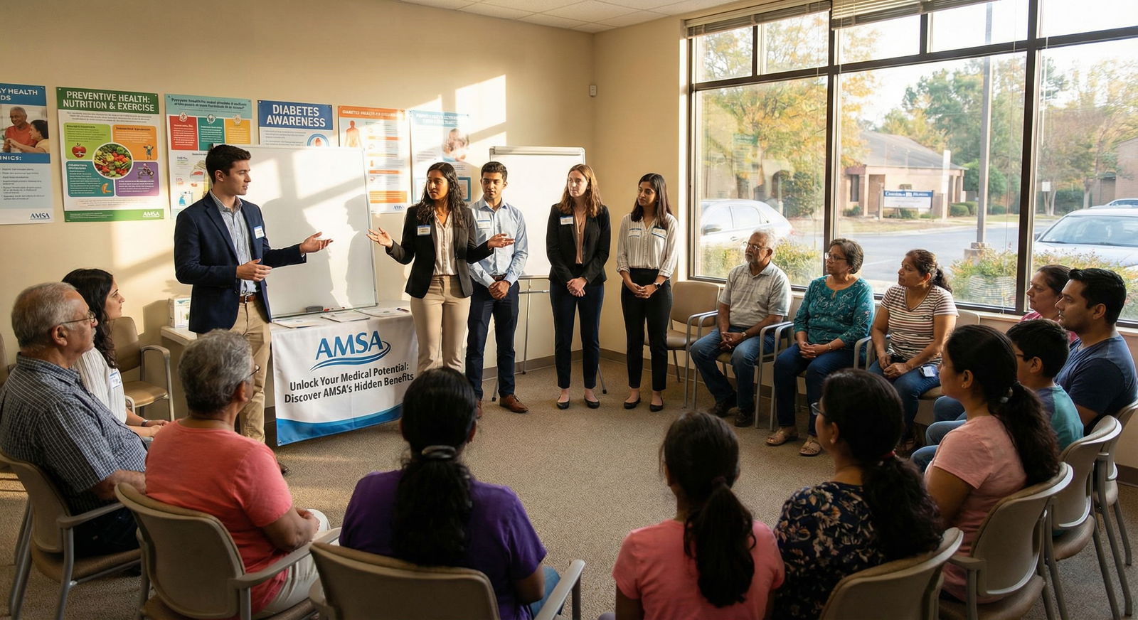 Medical students providing community health education Medical students providing community health education - AMSA for Unlock Your Medical Potential: Discover AMSA's Hidden Benefi