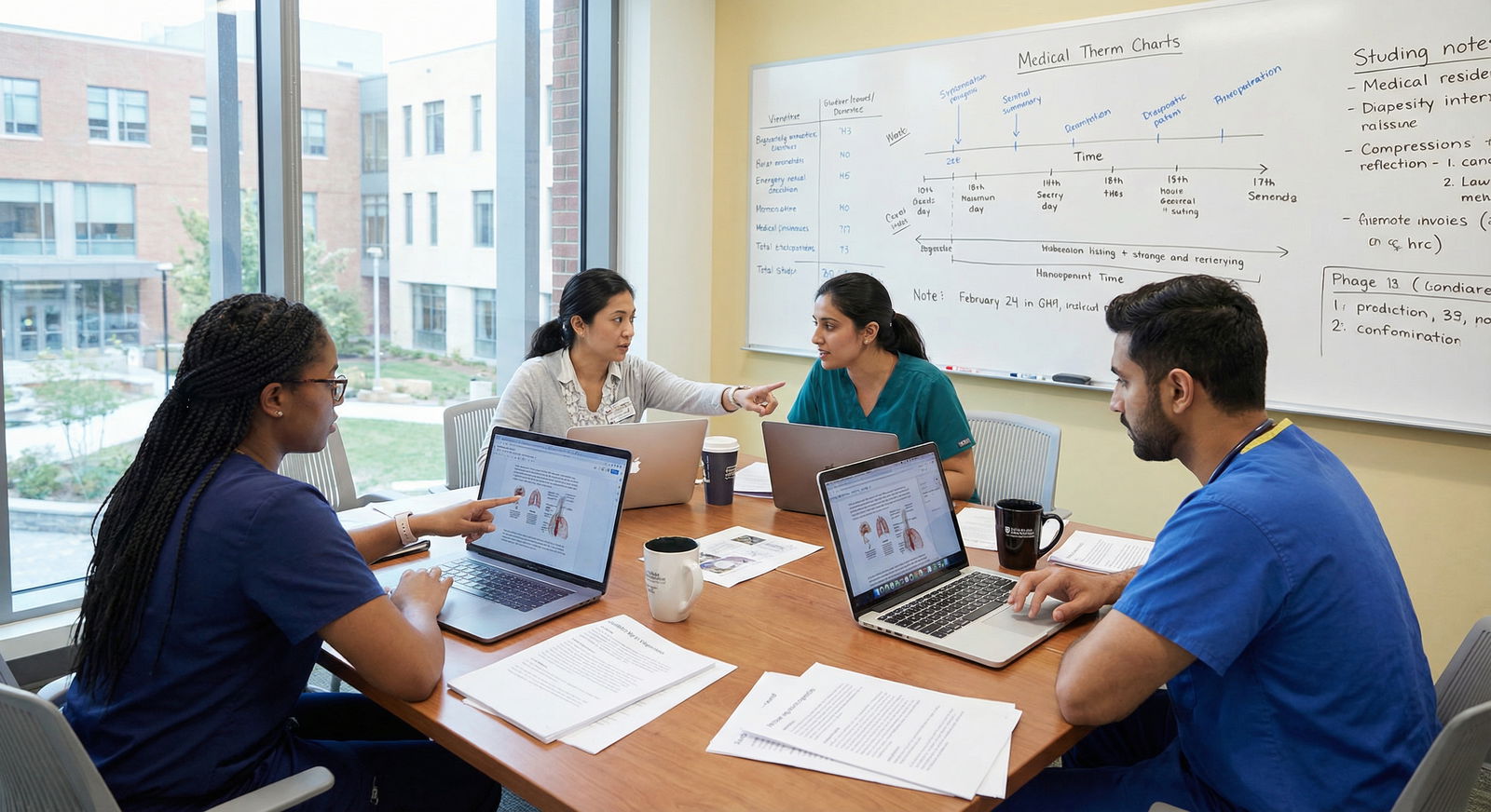 Resident reviewing board exam question formats with peers Resident reviewing board exam question formats with peers - Board Exams for Mastering Board Exams: Essential Strategies for E