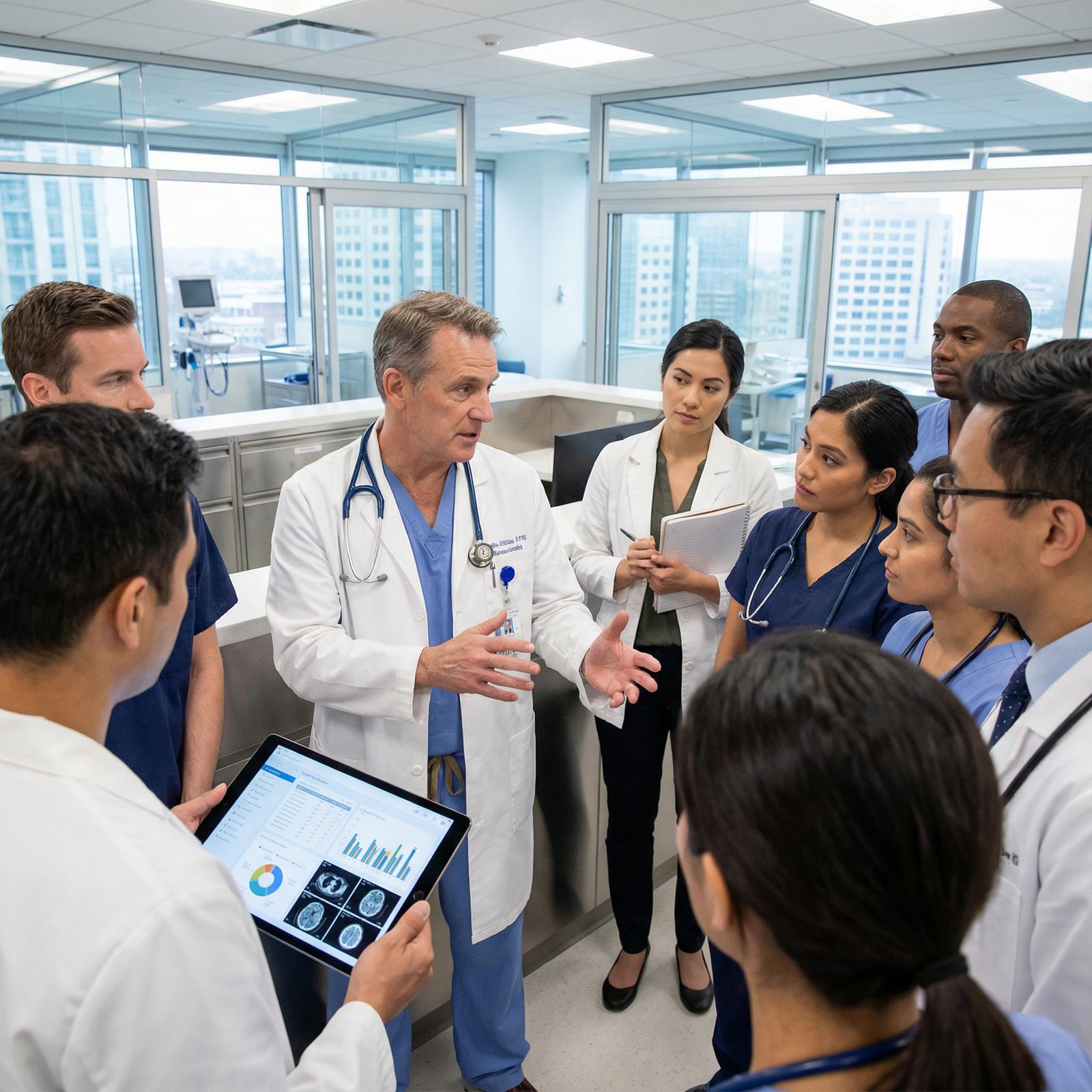 Specialist physician leading a multidisciplinary healthcare team - Medical Fellowship for Maximize Your Medical Career: The I