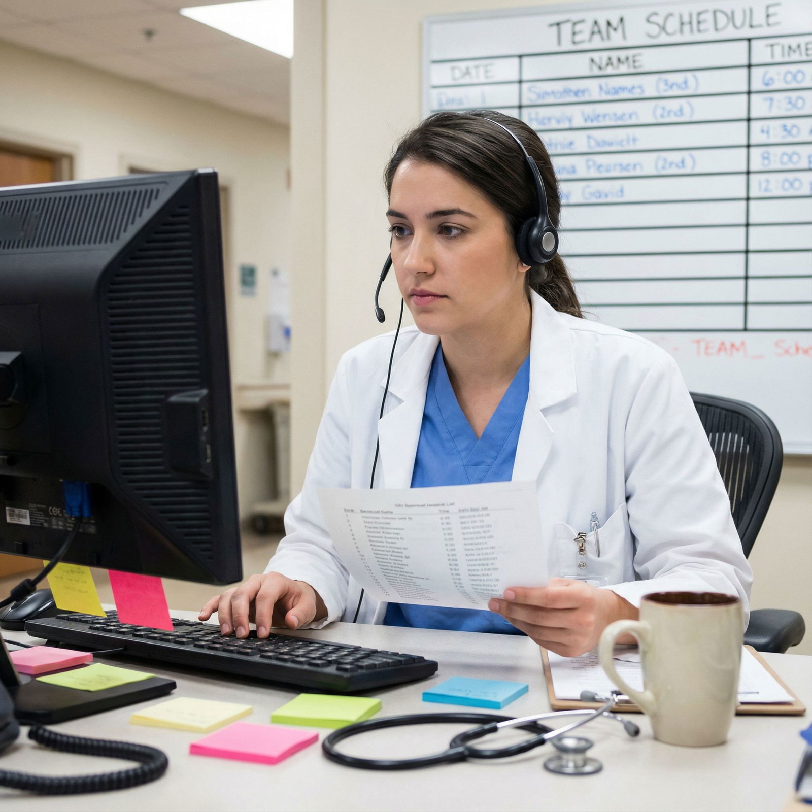 Medical intern organizing patient list and tasks - internship for Mastering Your First Year: Top Strategies for Medical Inter