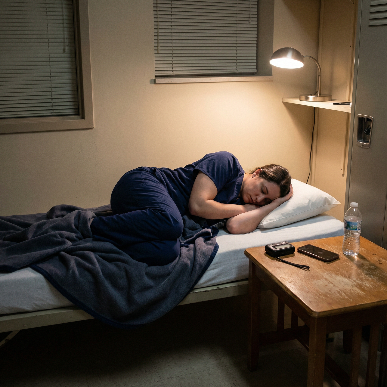 Resident physician napping in hospital call room - Residency for Mastering Fatigue: Essential Strategies for Residency Succes
