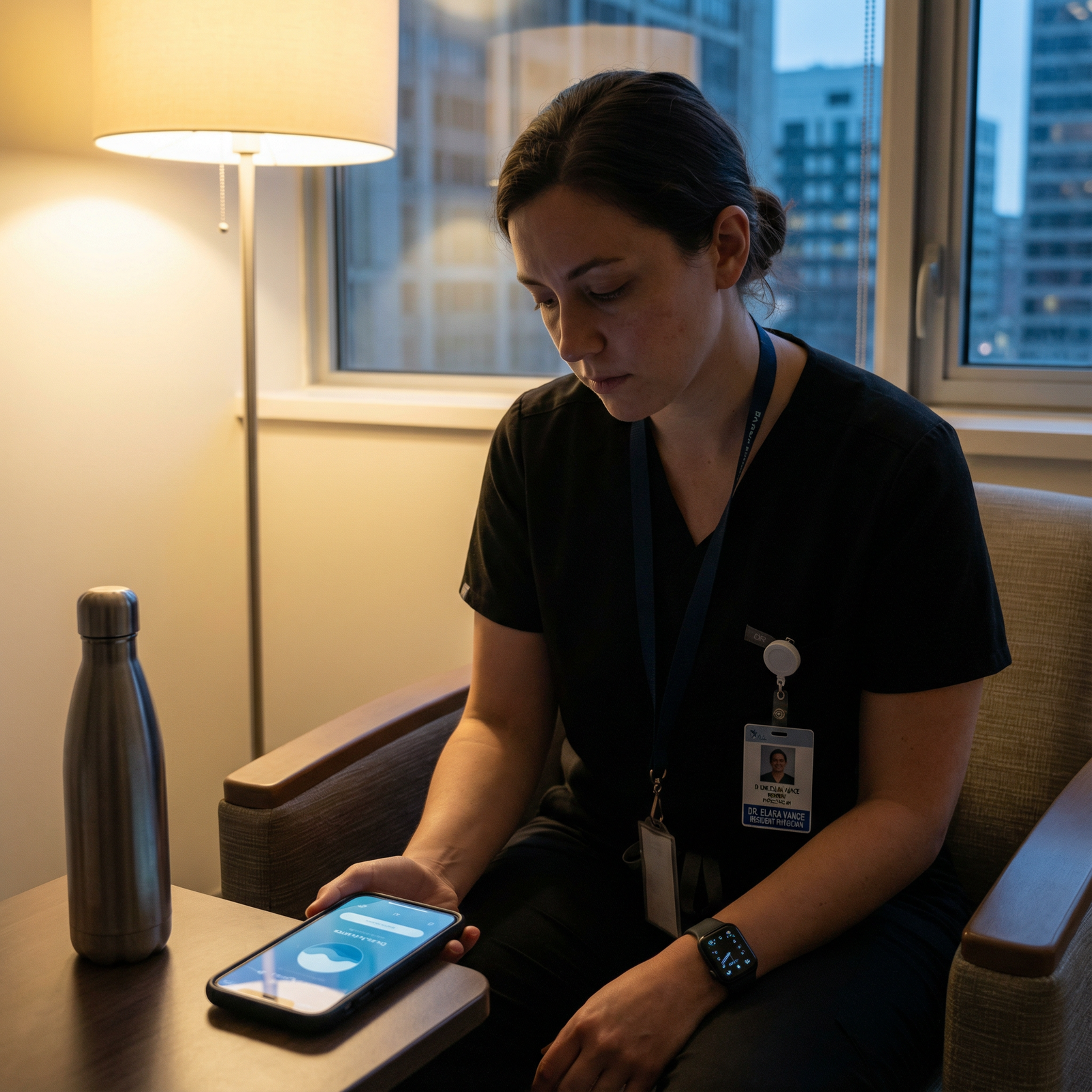 Medical resident balancing wellness and digital productivity - Digital Tools for Maximize Your Medical Residency: Essential D