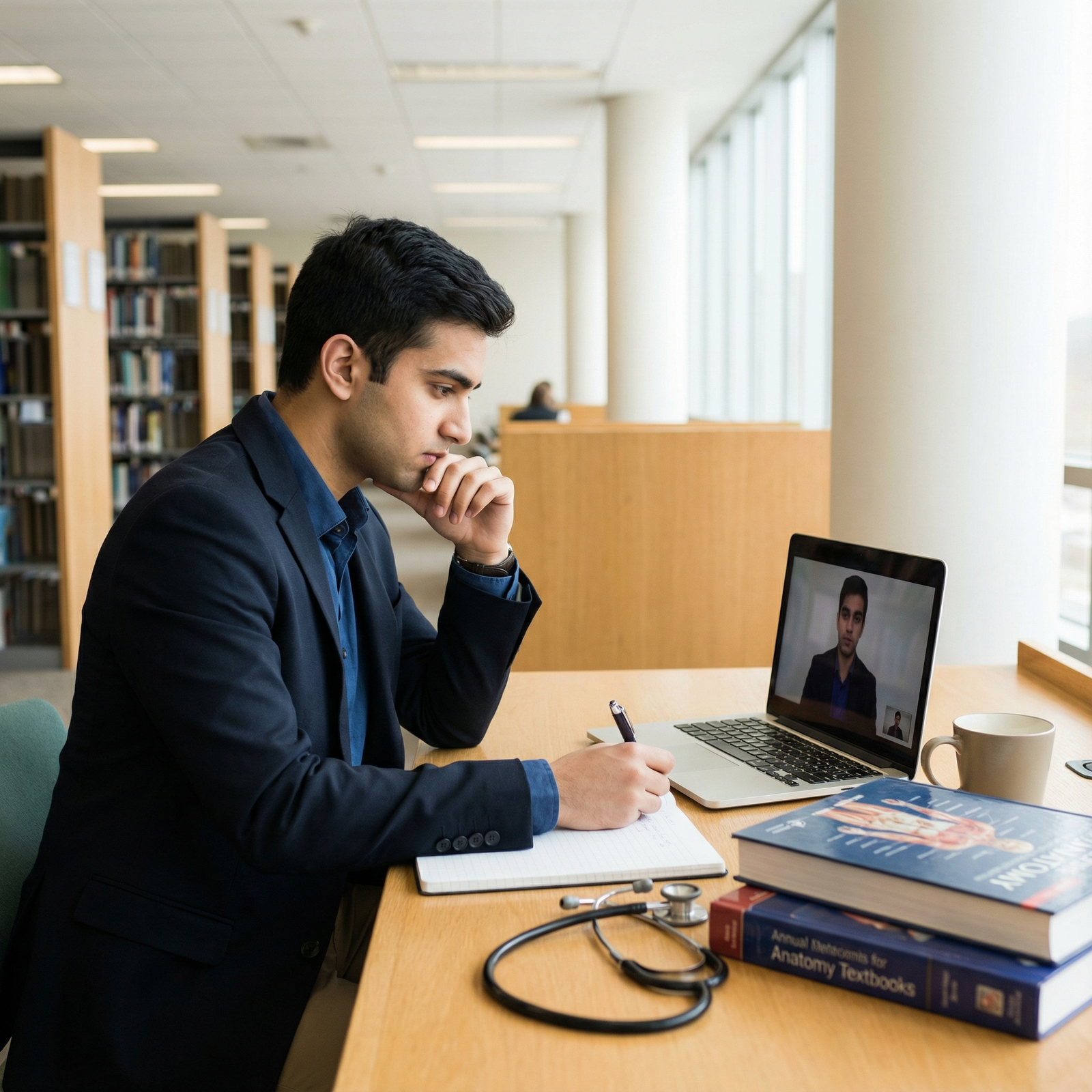 Medical student reflecting on interview performance and body language Medical student reflecting on interview performance and body language - Body Language for Mastering Body Language for Behavio
