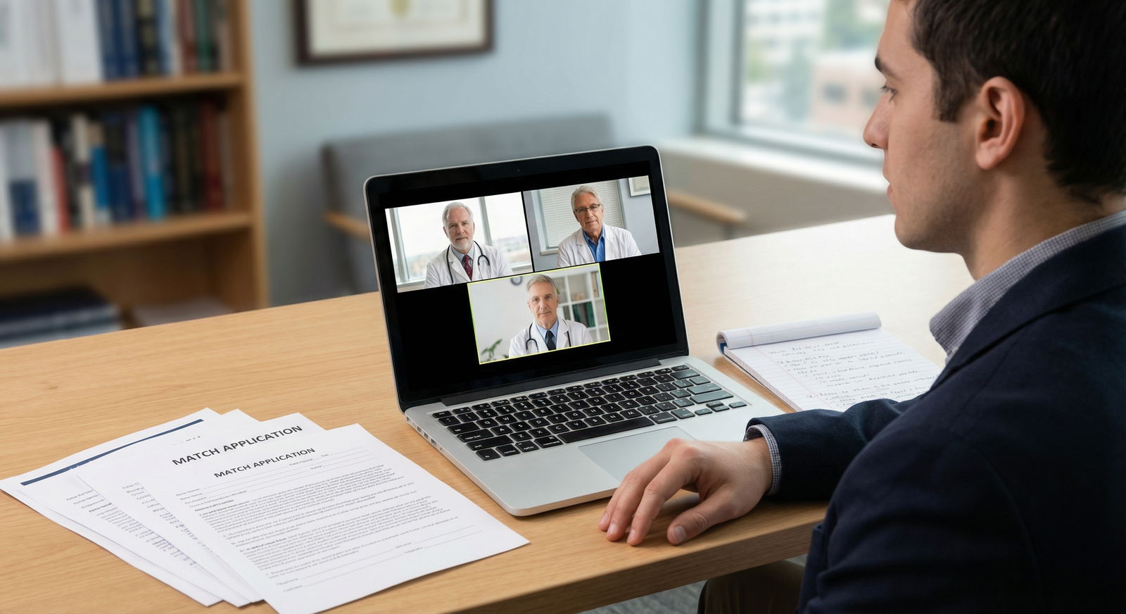 Virtual residency interview during SOAP with medical student and faculty panel Virtual residency interview during SOAP with medical student and faculty panel - Residency Application for Mastering SOAP: Es