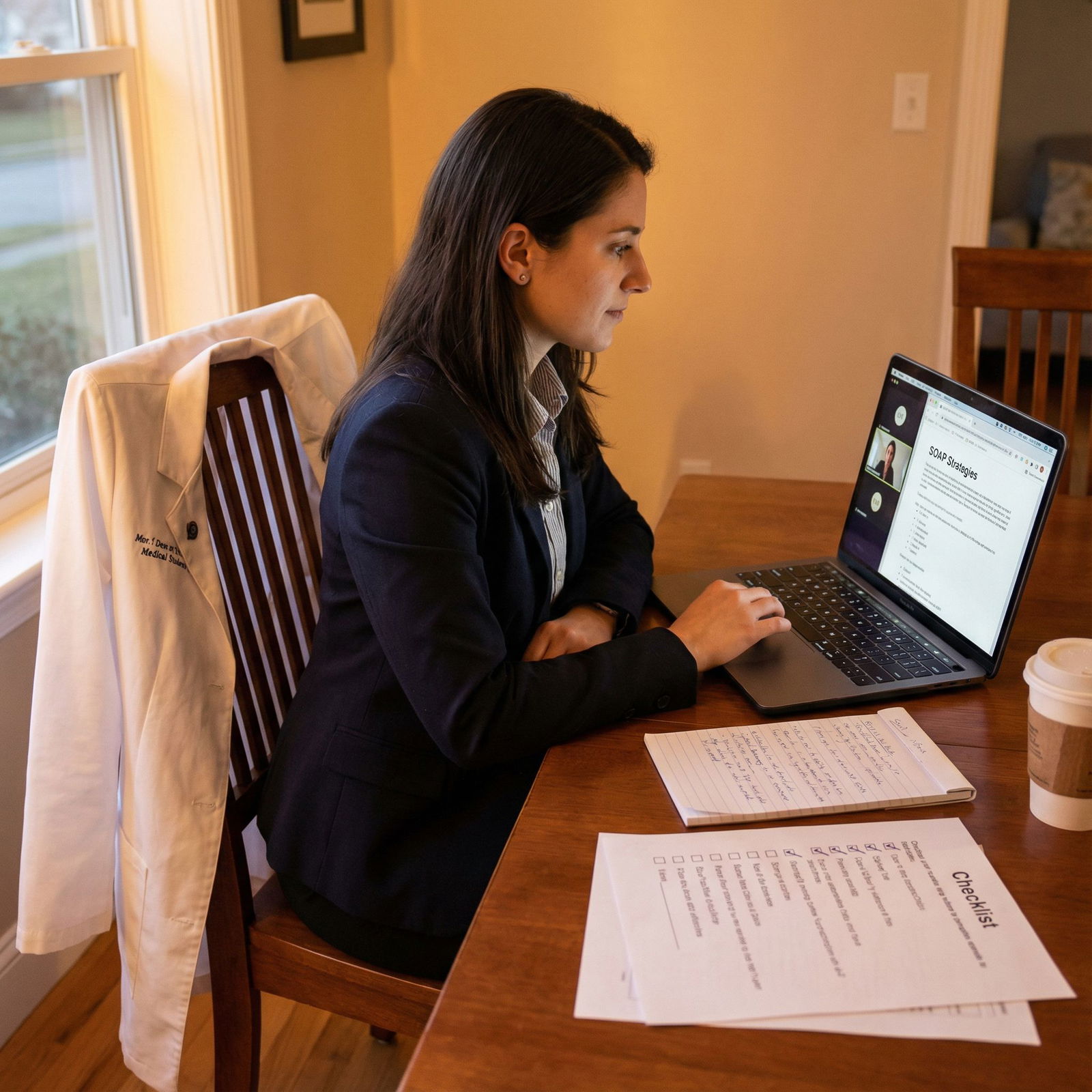 Medical student preparing for virtual SOAP interviews - Residency for Essential SOAP Strategies for Unmatched Medical Graduat