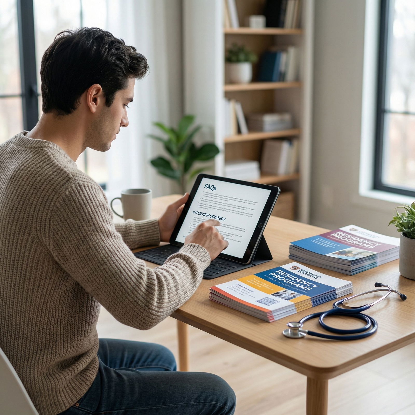 Residency applicant reviewing ERAS FAQs and interview strategies - ERAS for Mastering ERAS: Essential Tips for Perfecting You