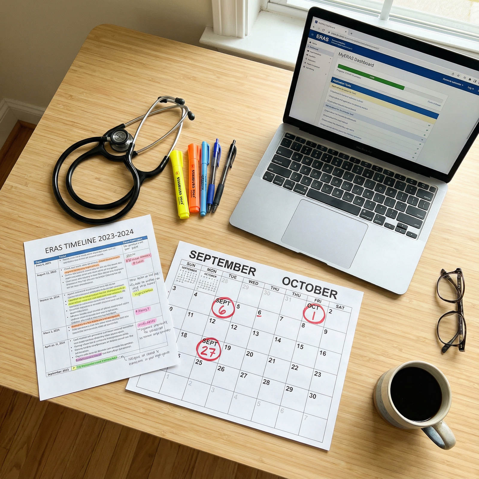 Timeline planning for ERAS submission - ERAS for Mastering ERAS: When to Submit Your Residency Application for Success