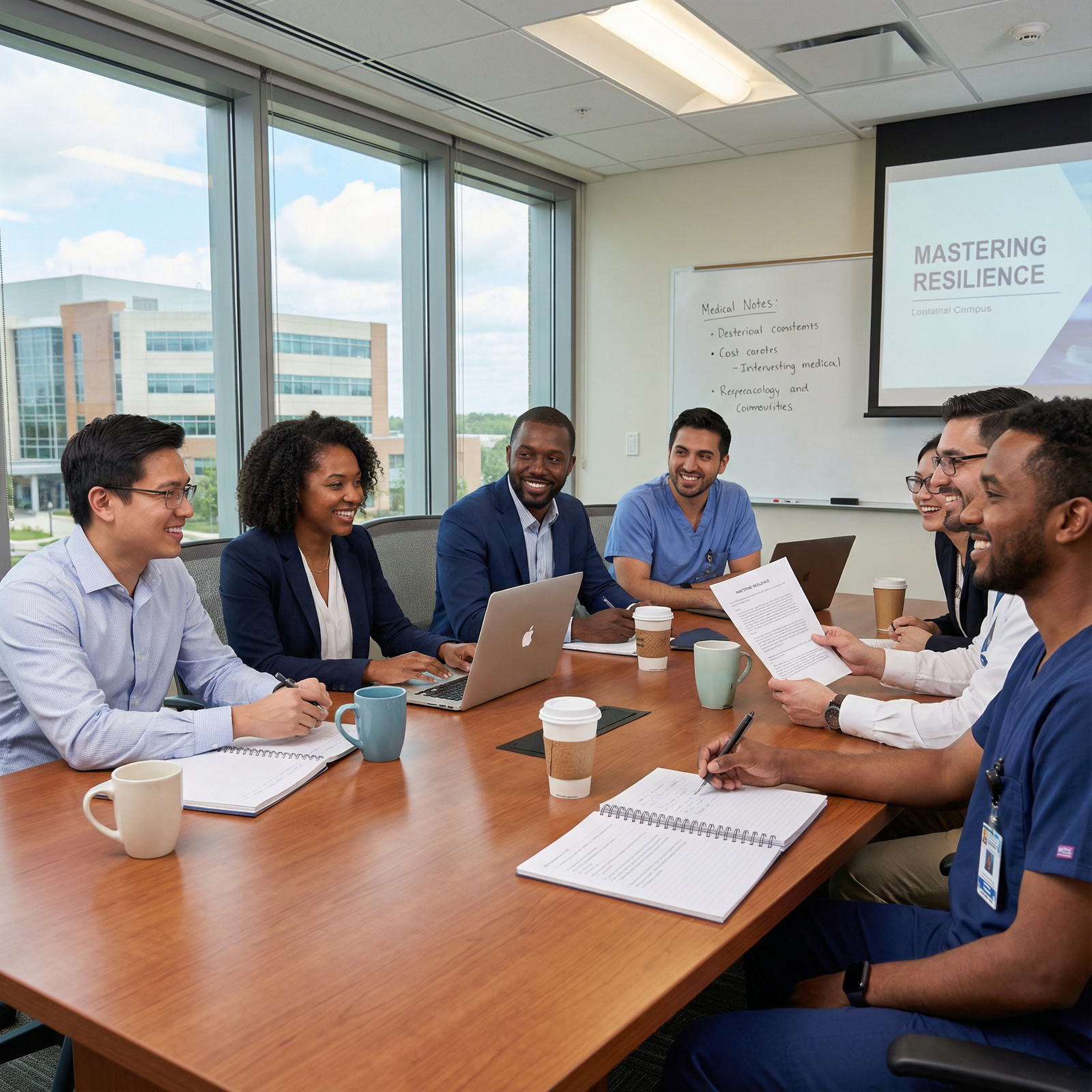IMGs supporting each other in a study and mentoring group IMGs supporting each other in a study and mentoring group - International Medical Graduates for Mastering Resilience: Strateg