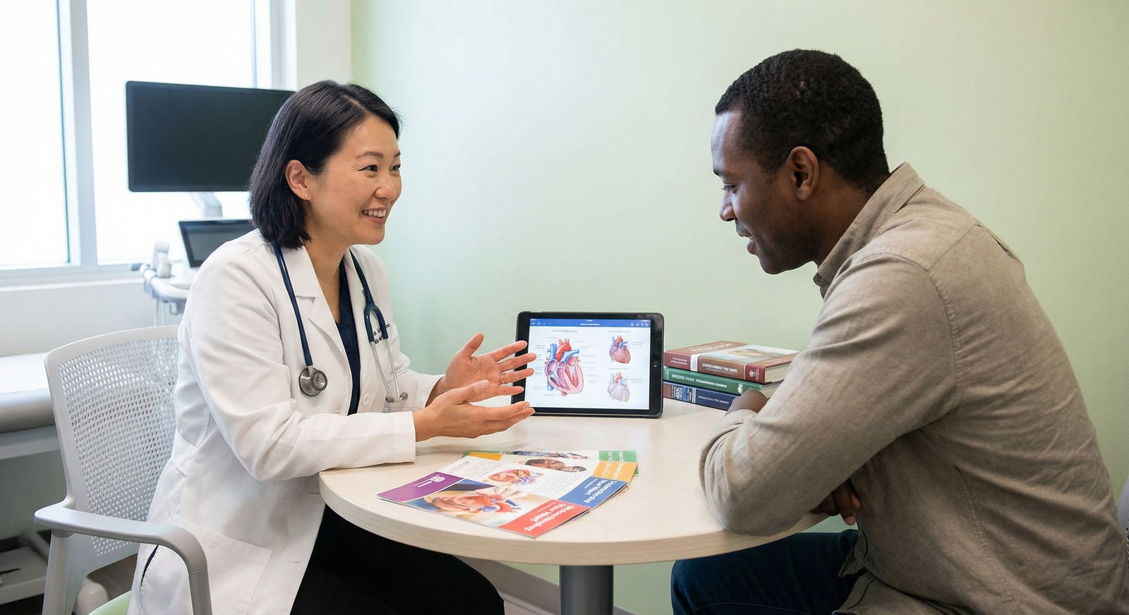 IMG physician interacting with a patient using clear communication IMG physician interacting with a patient using clear communication - International Medical Graduates for Mastering Communicat