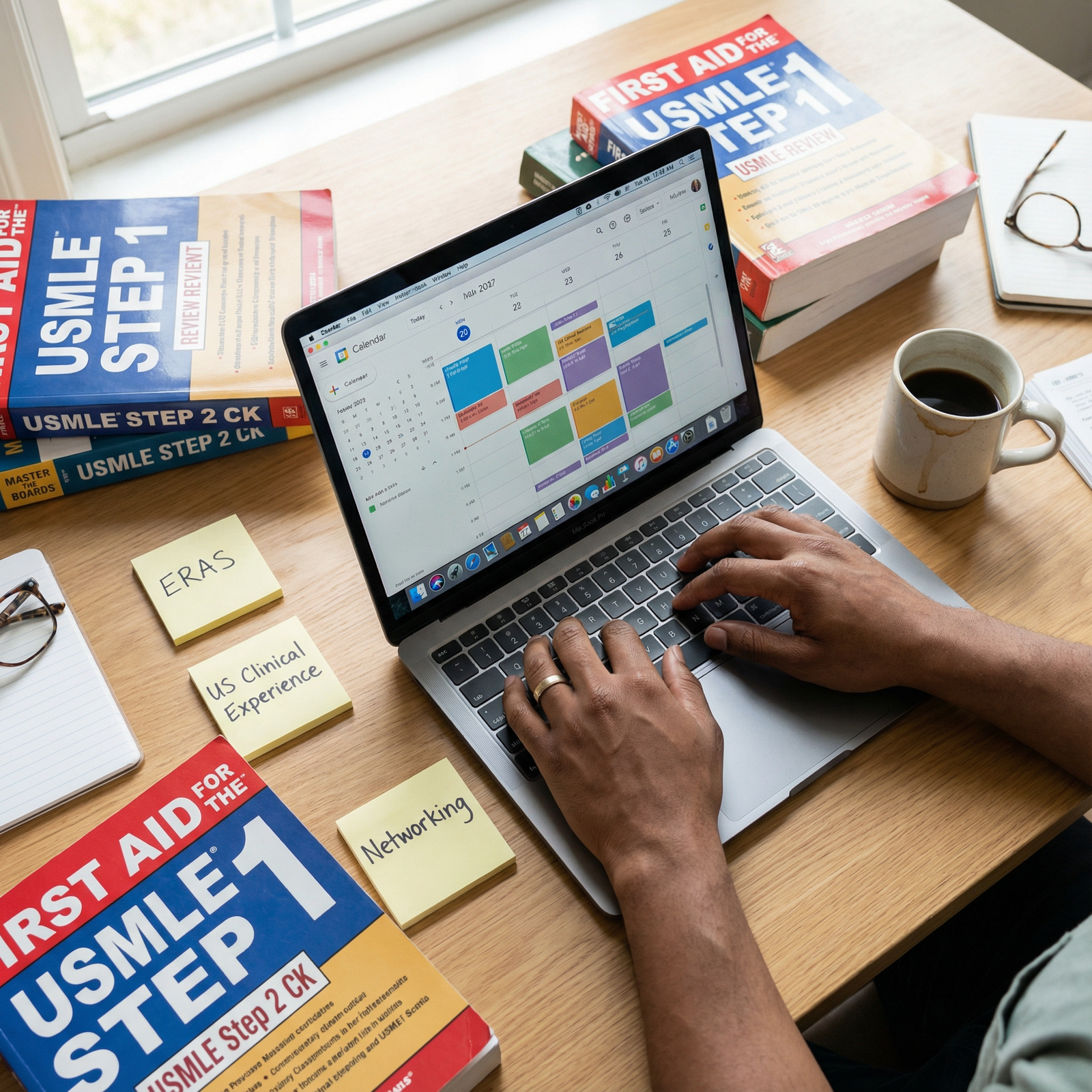 International medical graduate planning USMLE study and residency tasks - Time Management for Master Time Management: Essenti