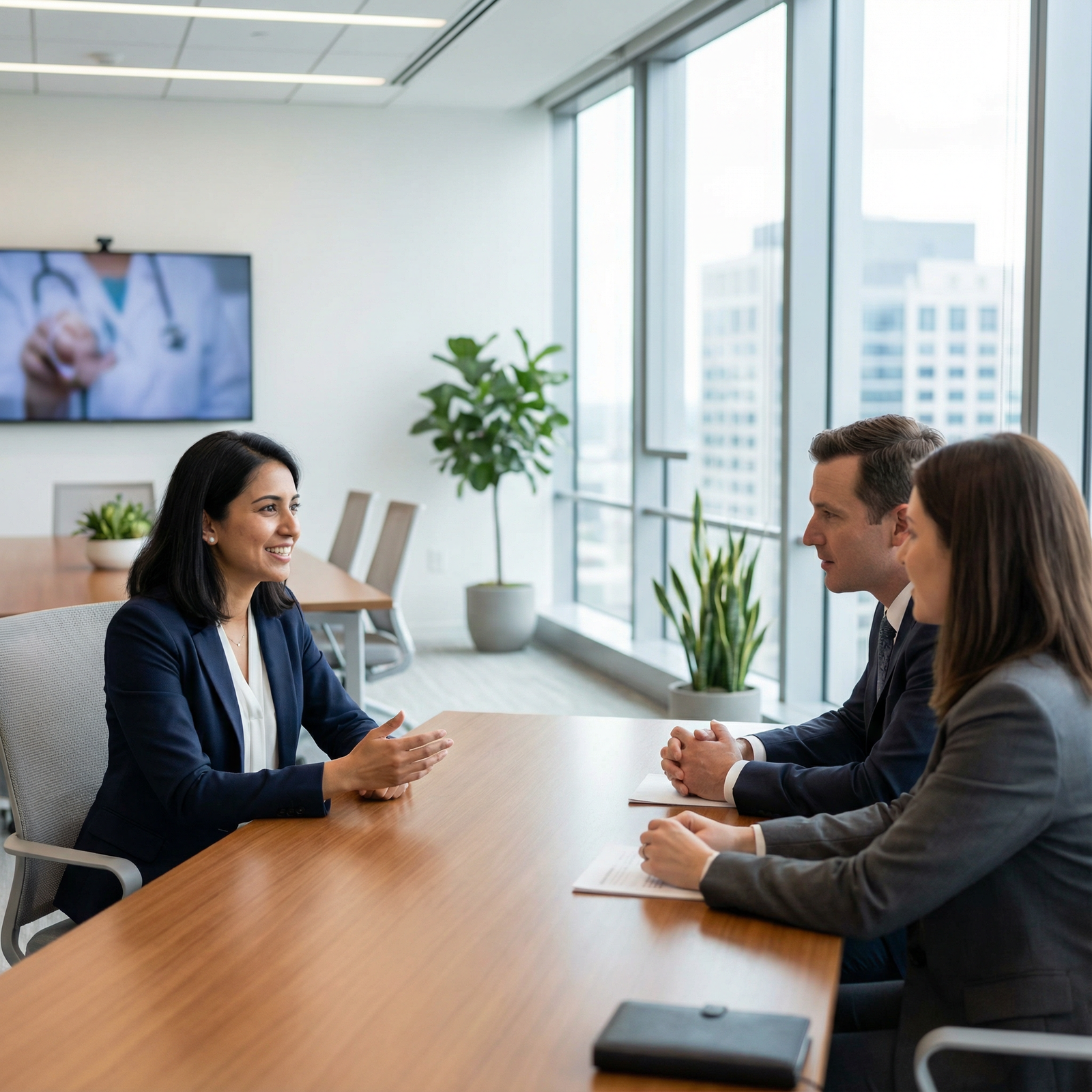 IMG confidently engaging in a U.S. residency interview IMG confidently engaging in a U.S. residency interview - Cultural Adaptation for Navigating Cultural Adaptation as an IMG: Ke